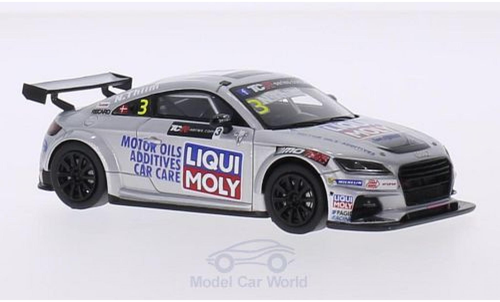 Audi TT 1/43 Spark No.3 MoTec Liqui Moly TCR International Series 2015 N.Thiim diecast model cars