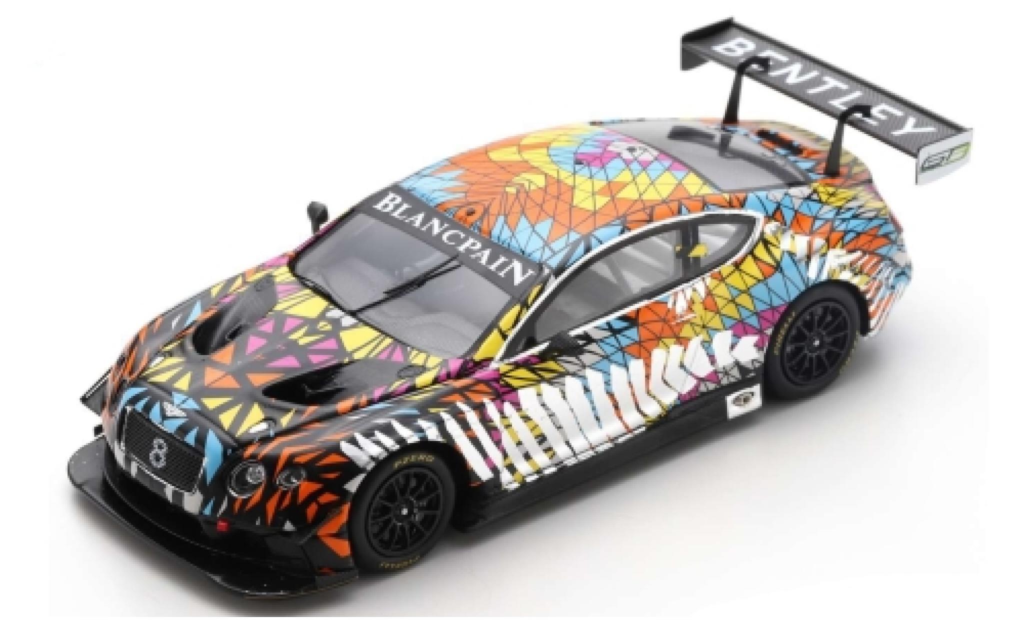 Bentley Continental 1/43 Spark GT3 Princess Yatchs Dazzle Livery diecast model cars
