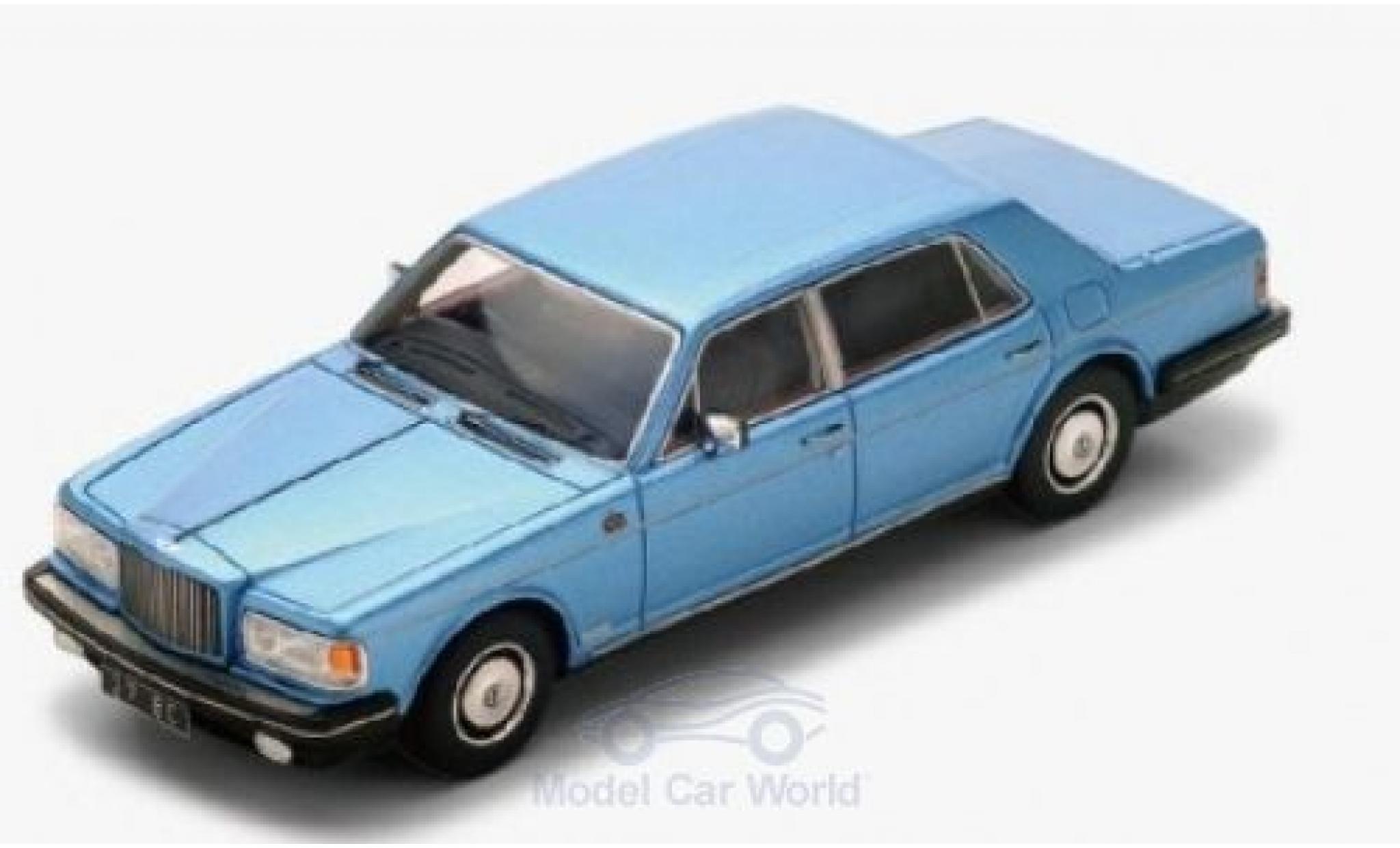 Bentley Mulsanne 1/43 Spark metallic blue RHD 1980 diecast model cars