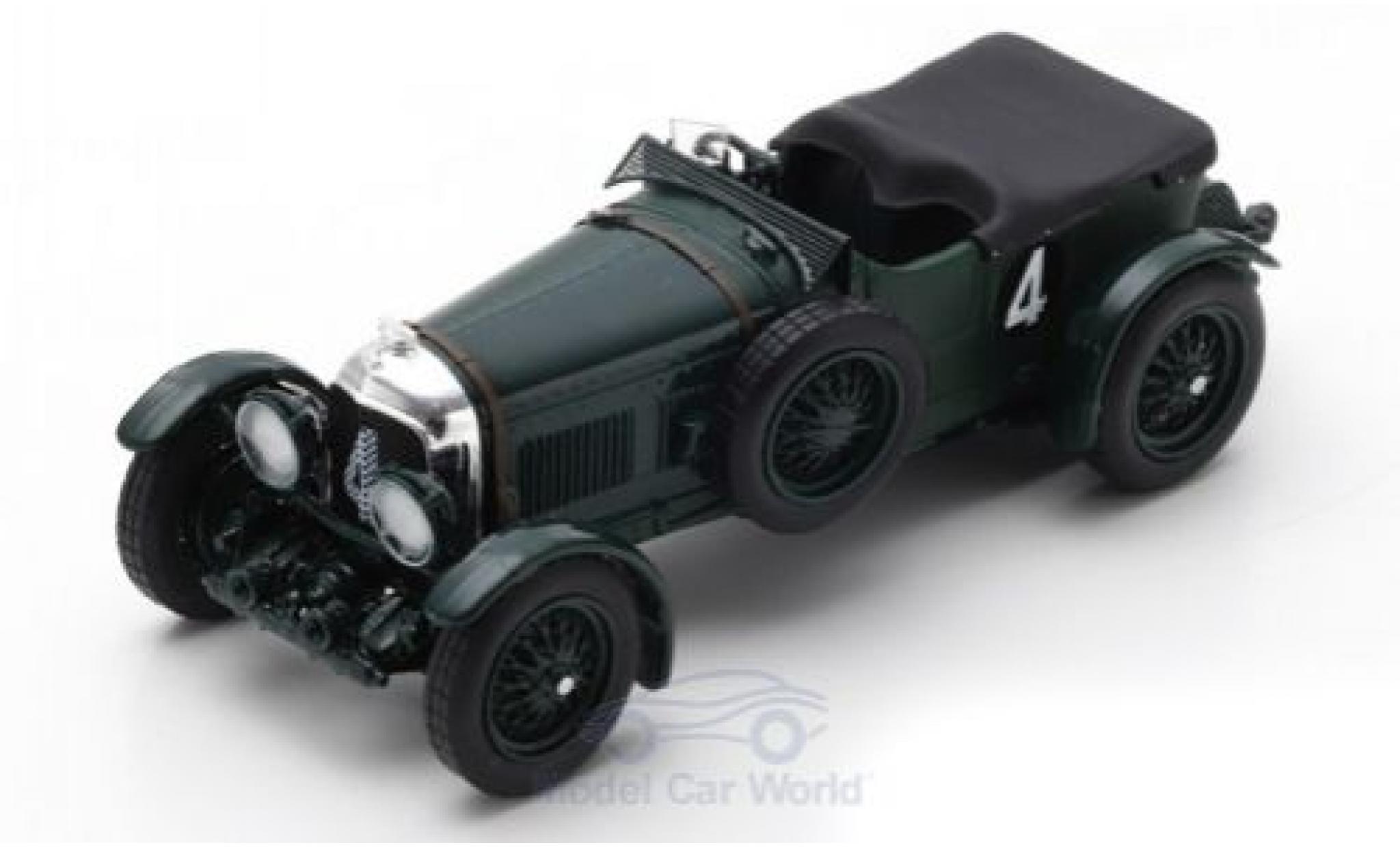Bentley Speed 6 1/43 Spark Speed Six RHD No.4 24h Le Mans 1930 W.Barnato/G.Kidston diecast model cars