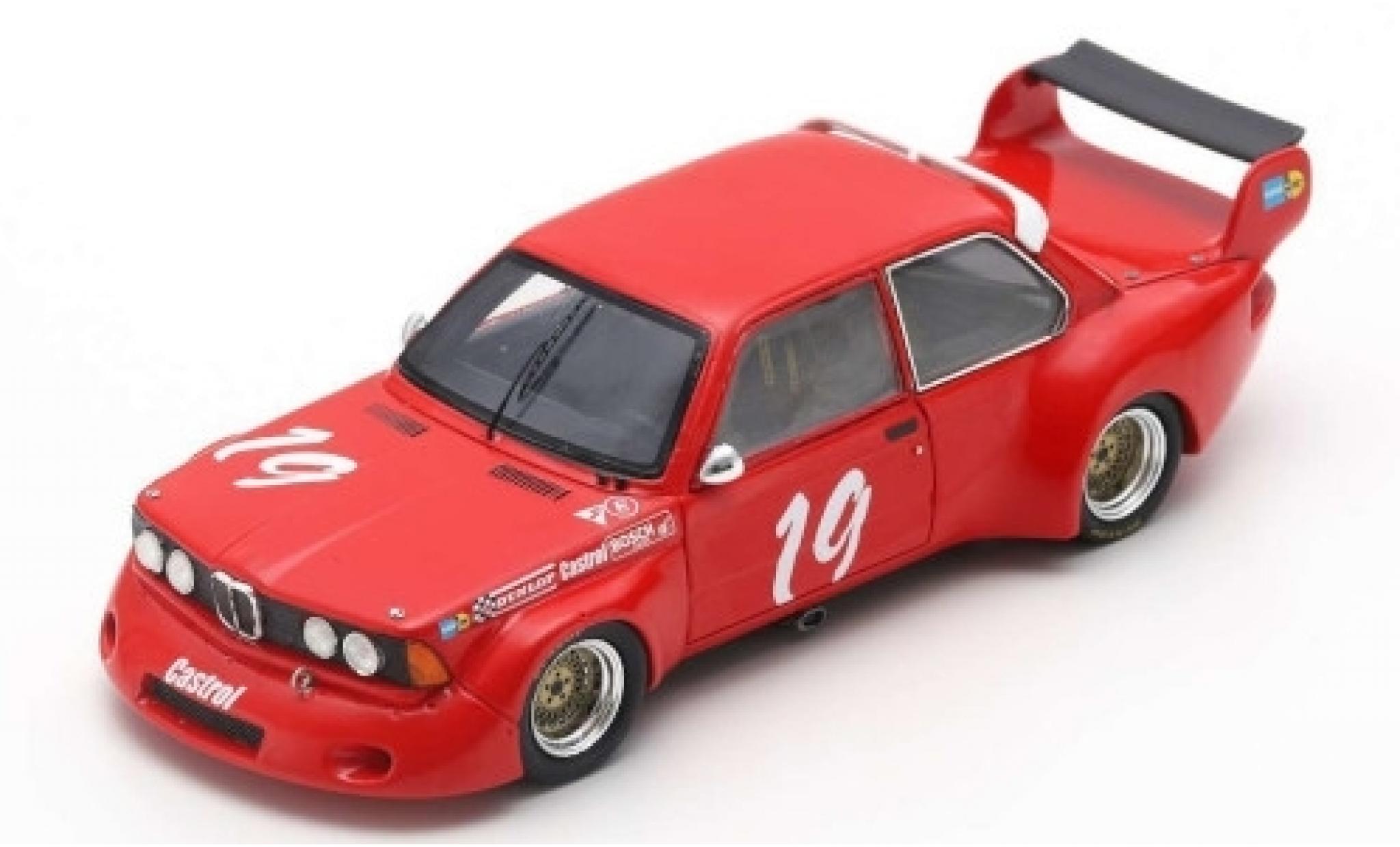 Bmw 320 1/43 Spark (E21) No.19 DRM Mainz-Finthen 1977 K-H.Becker diecast model cars