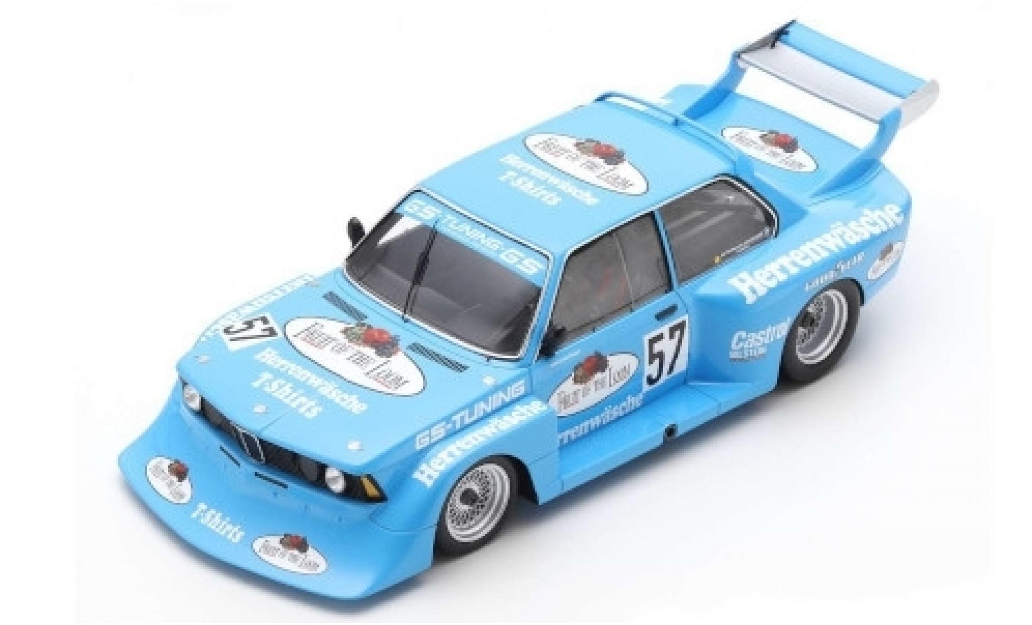 Bmw 320 1/18 Spark Gr.5 No.57 GS-Tuning Fruit of the Loom DRM Zolder 1978 M.Hoettinger diecast model cars