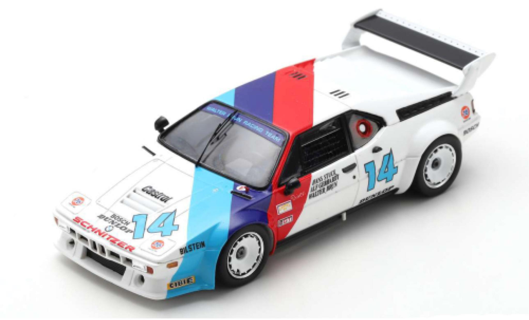 Bmw M1 1/43 Spark No.14 24h Daytona 1981 H-J.Stuck/W.Brun/A.Gebhardt diecast model cars