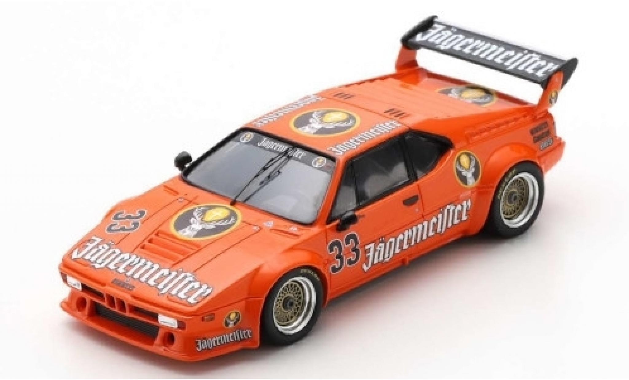 Bmw M1 1/43 Spark No.33 J&auml;germeister Norisring 1982 K.K&ouml;nig diecast model cars