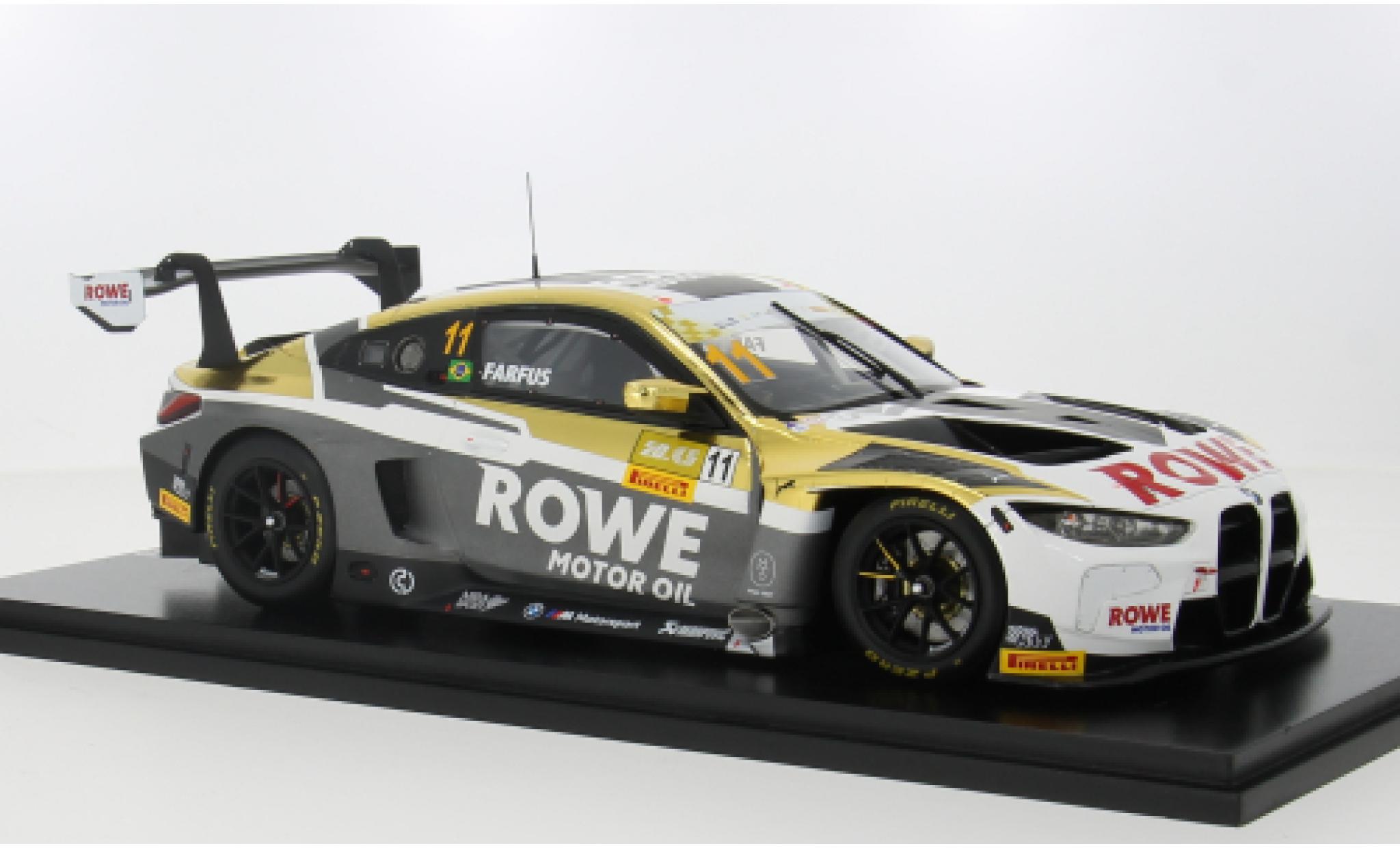 Bmw M4 1/18 Spark GT3 No.11 ROWE Racing Fia GT World Cup Macau 2023 1:18 diecast model cars