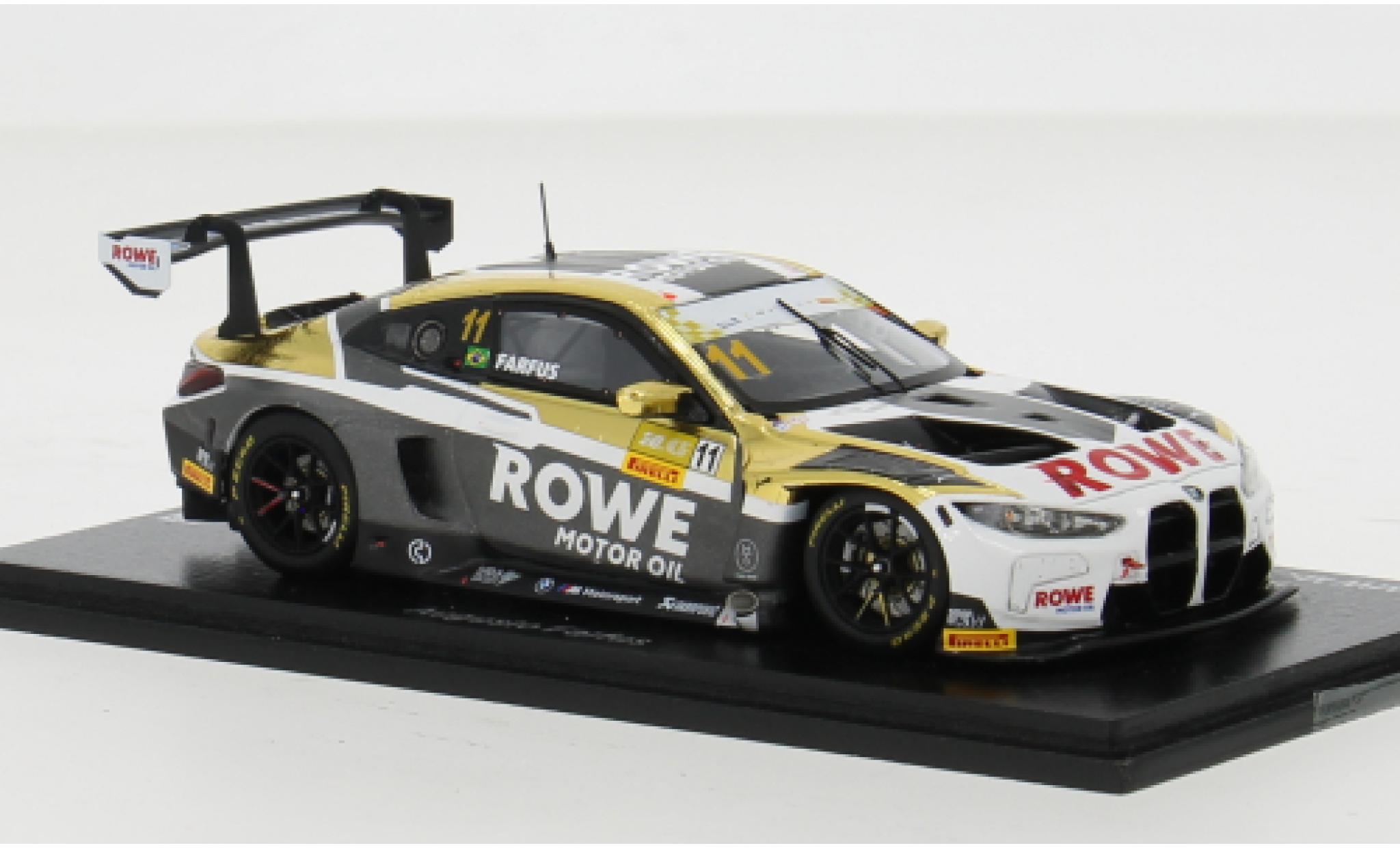 Bmw M4 1/43 Spark GT3 No.11 ROWE Racing Fia GT World Cup Macau 2023 1:43 diecast model cars