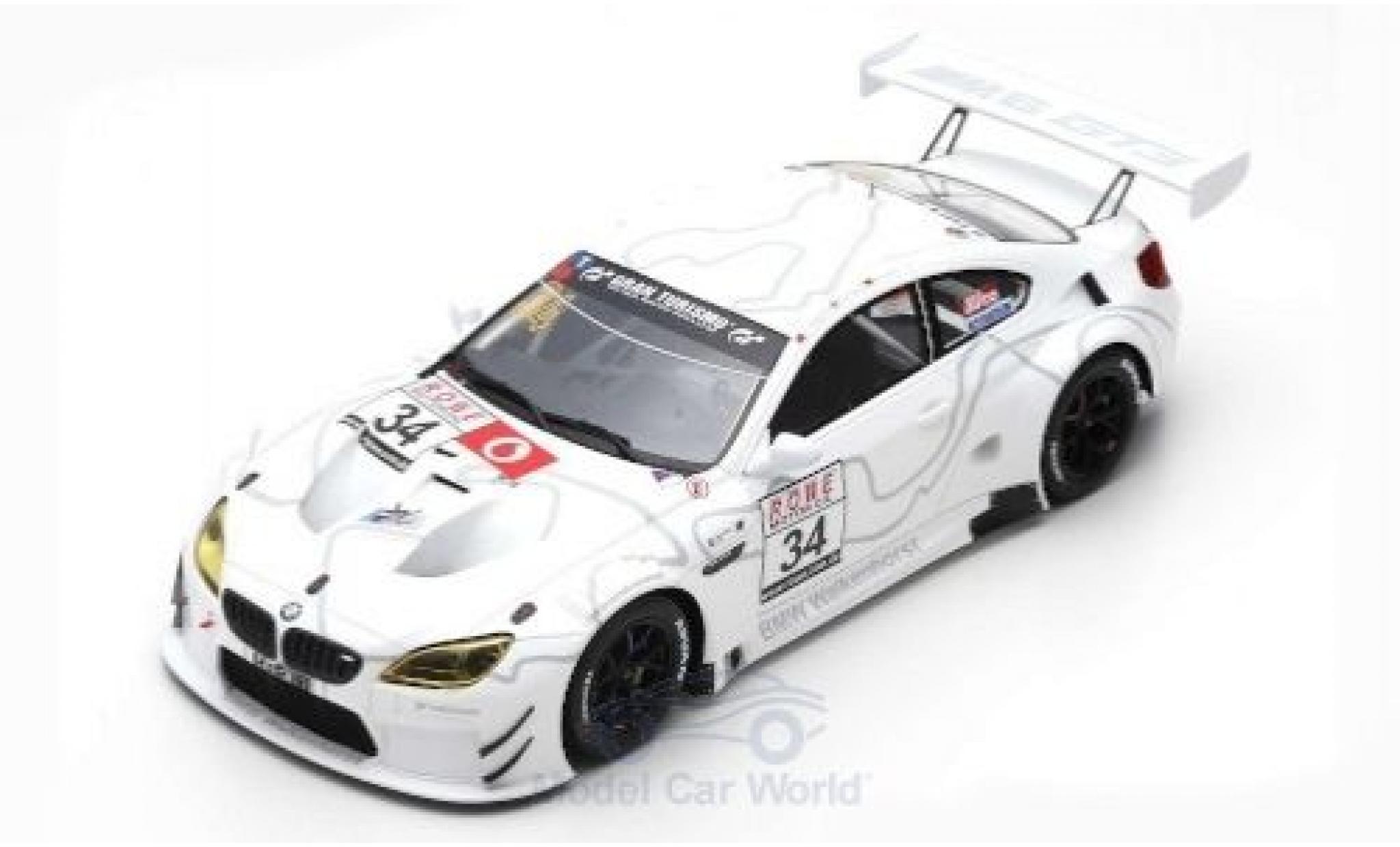 Bmw M6 1/43 Spark GT3 No.34 Walkenhorst Motorsport VLN 2018 C.Krognes/D.Pittard/R.Adams diecast model cars