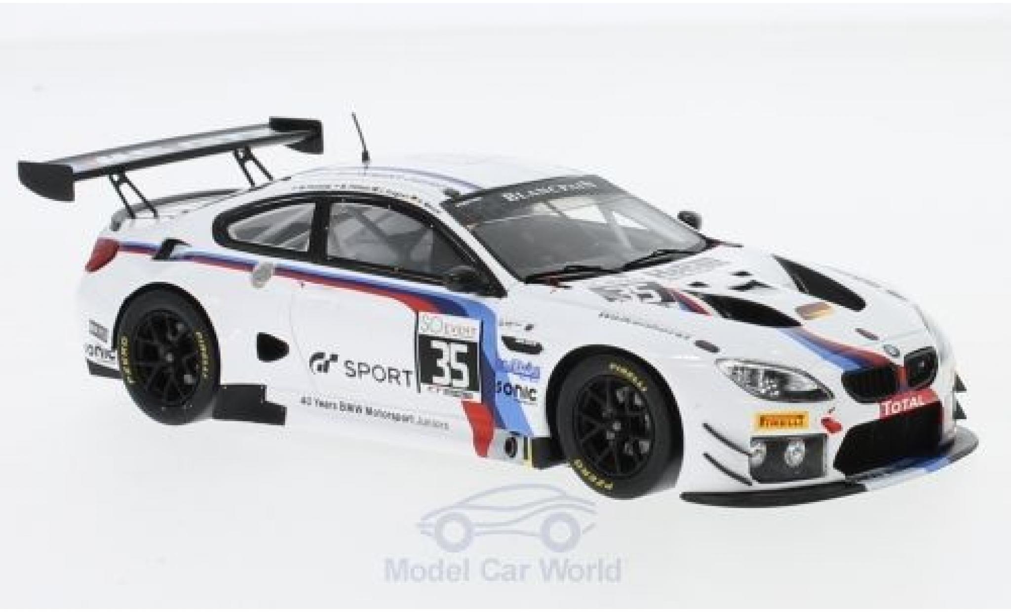 Bmw M6 1/43 Spark GT3 No.35 Walkenhorst Motorsport 24h Spa 2017 M.Palttala/C.Krognes/N.Menzel/M.Henkola diecast model cars
