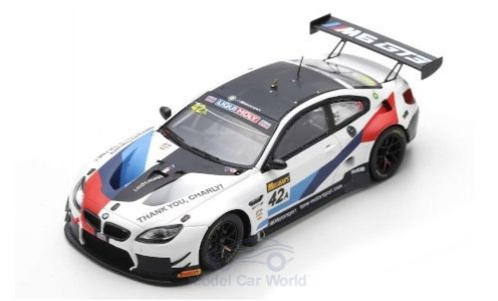 Bmw M6 1/43 Spark GT3 No.42 Team Schnitzer 12h Bathurst 2019 A.Farfus/C.Mostert/M.Tomczyk diecast model cars