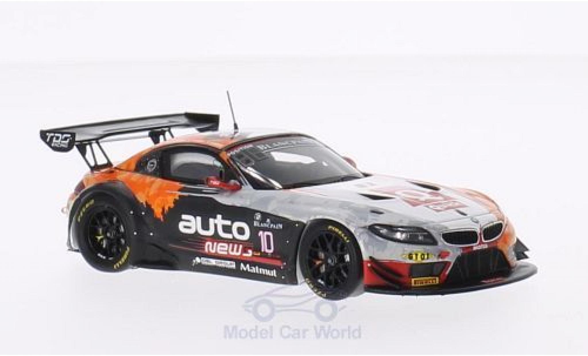 Bmw Z4 1/43 Spark No.10 TDS Racing 24h Spa 2014 B.Lariche/E.Clement/N.Armindo/O.Pla diecast model cars