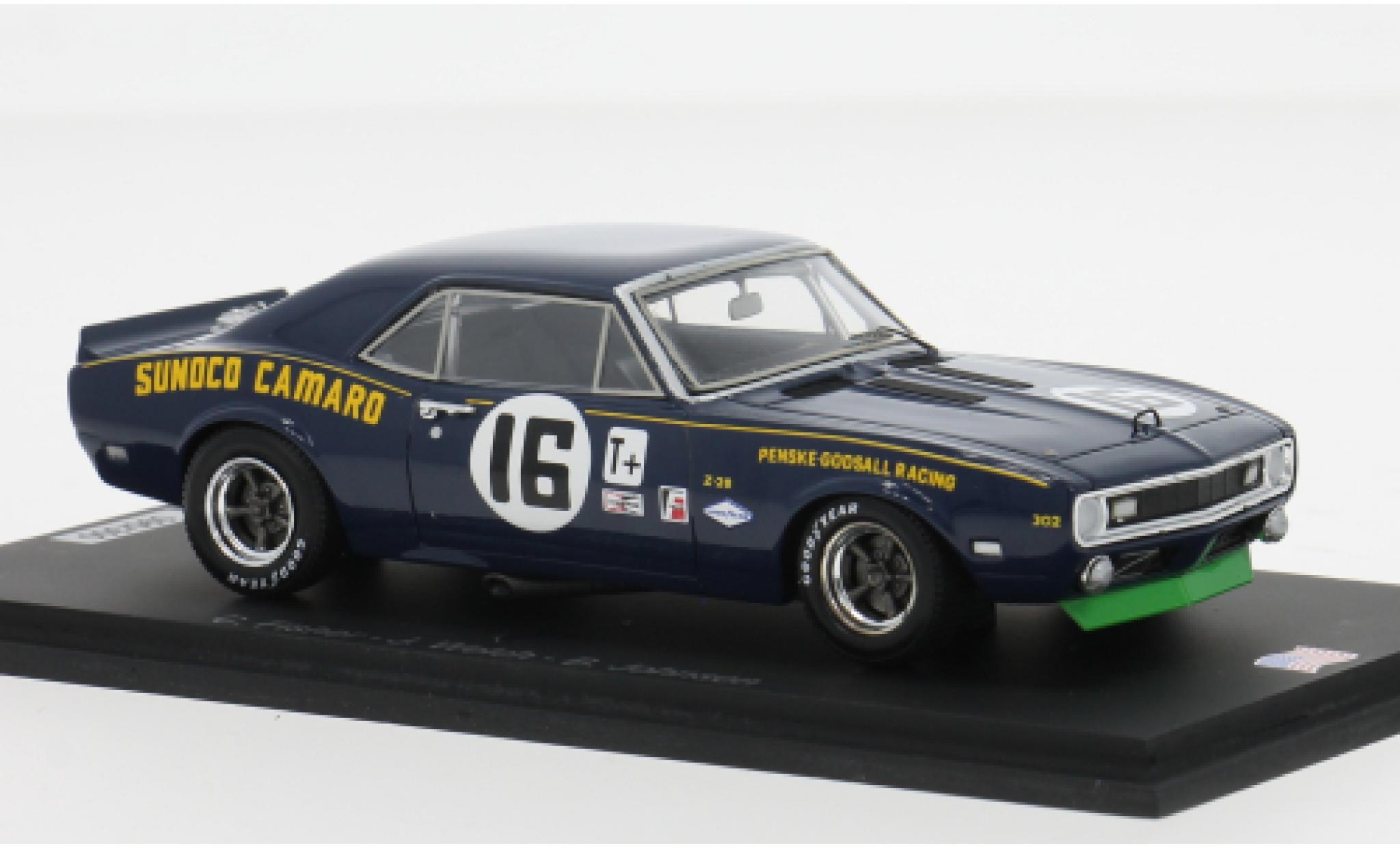 Chevrolet Camaro 1/43 Spark 12h Sebring 1968 #16 1:43 diecast model cars