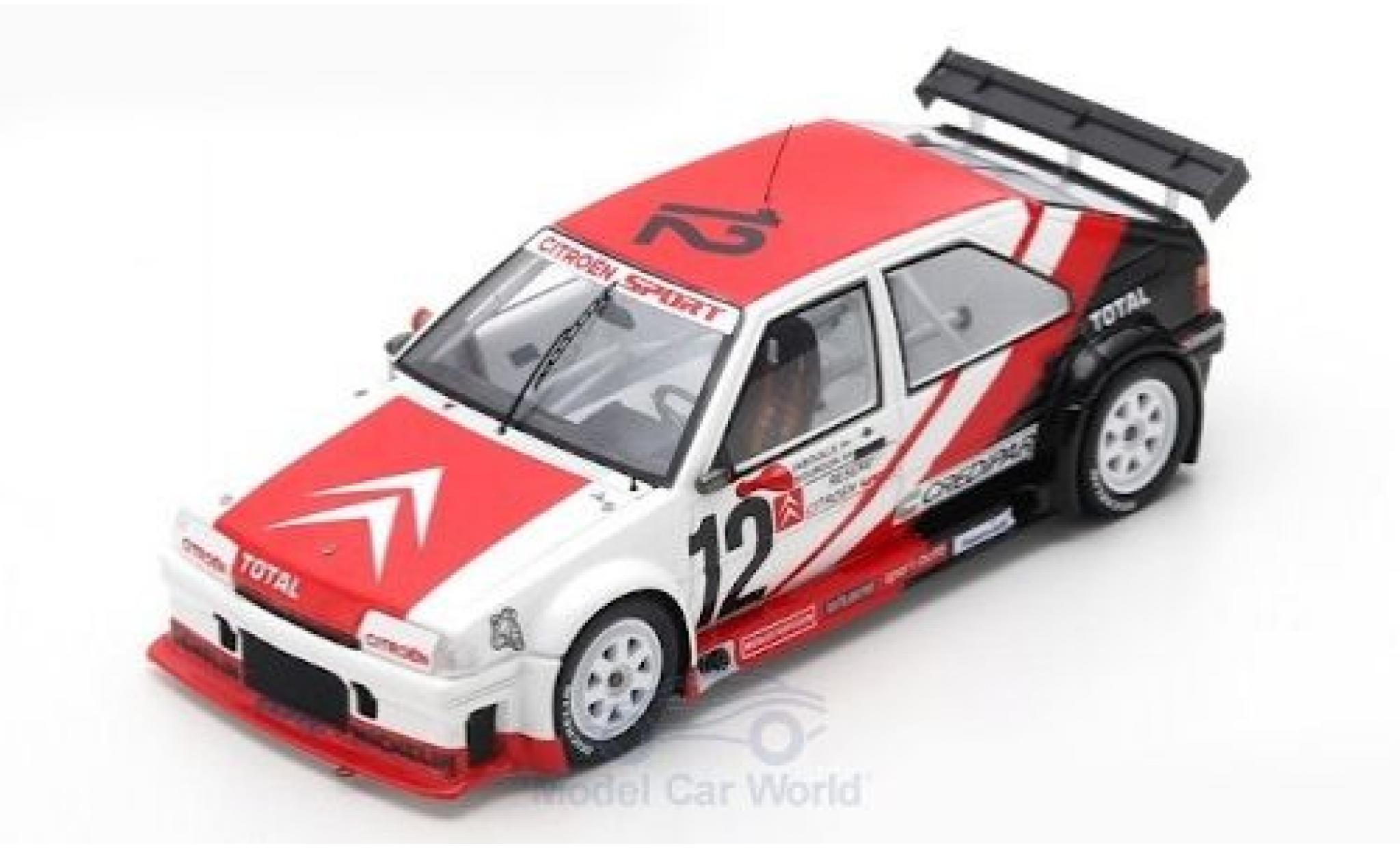 Citroen BX 1/43 Spark No.12 Supertourisme 1989 J-P.Jabouille/A.Bourdon diecast model cars
