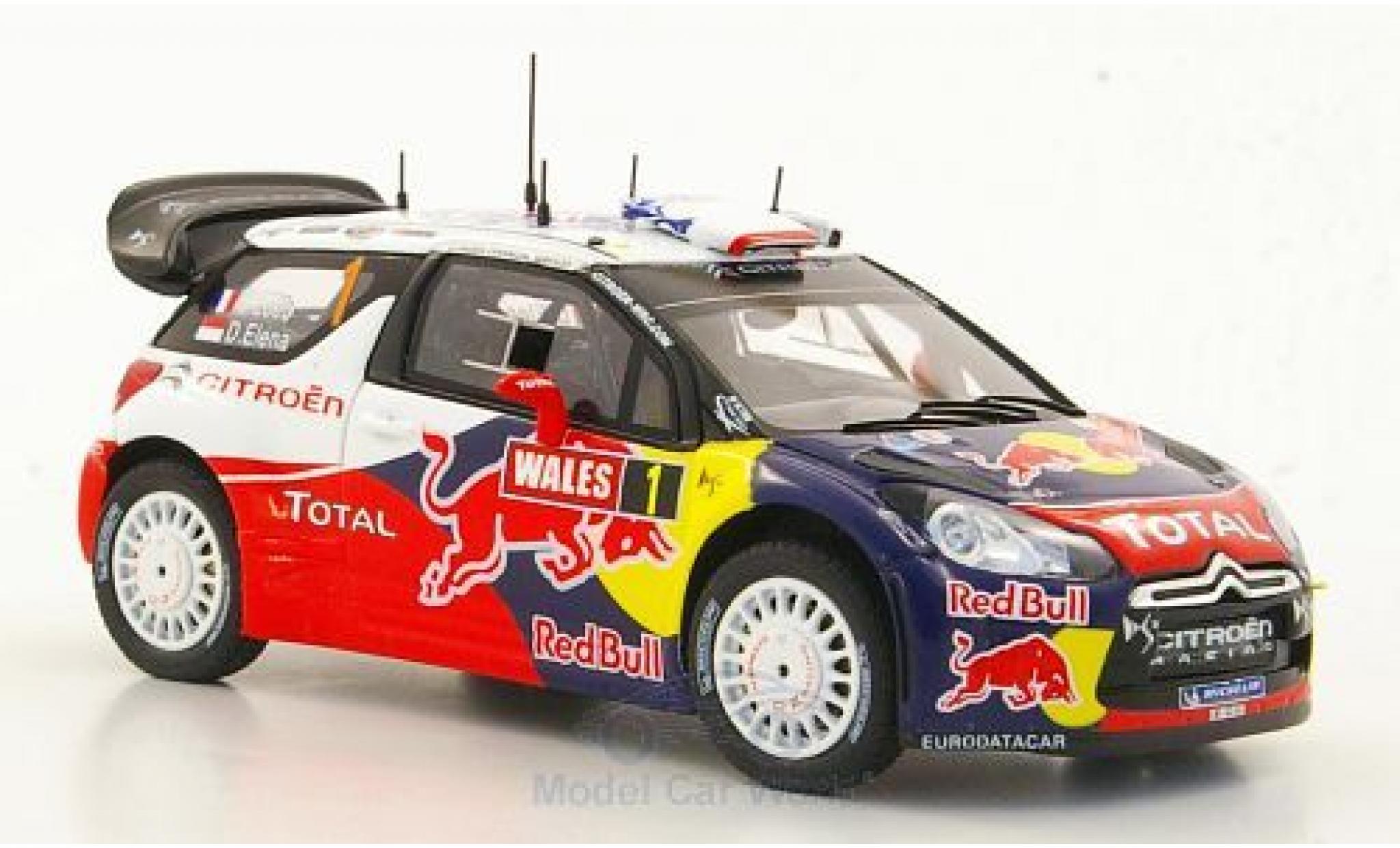 DS Automobiles DS3 1/43 Spark Citroen WRC No.1 Rally WM Rally Gro&szlig;britannien 2011 S.Loeb/D.Elena diecast model cars