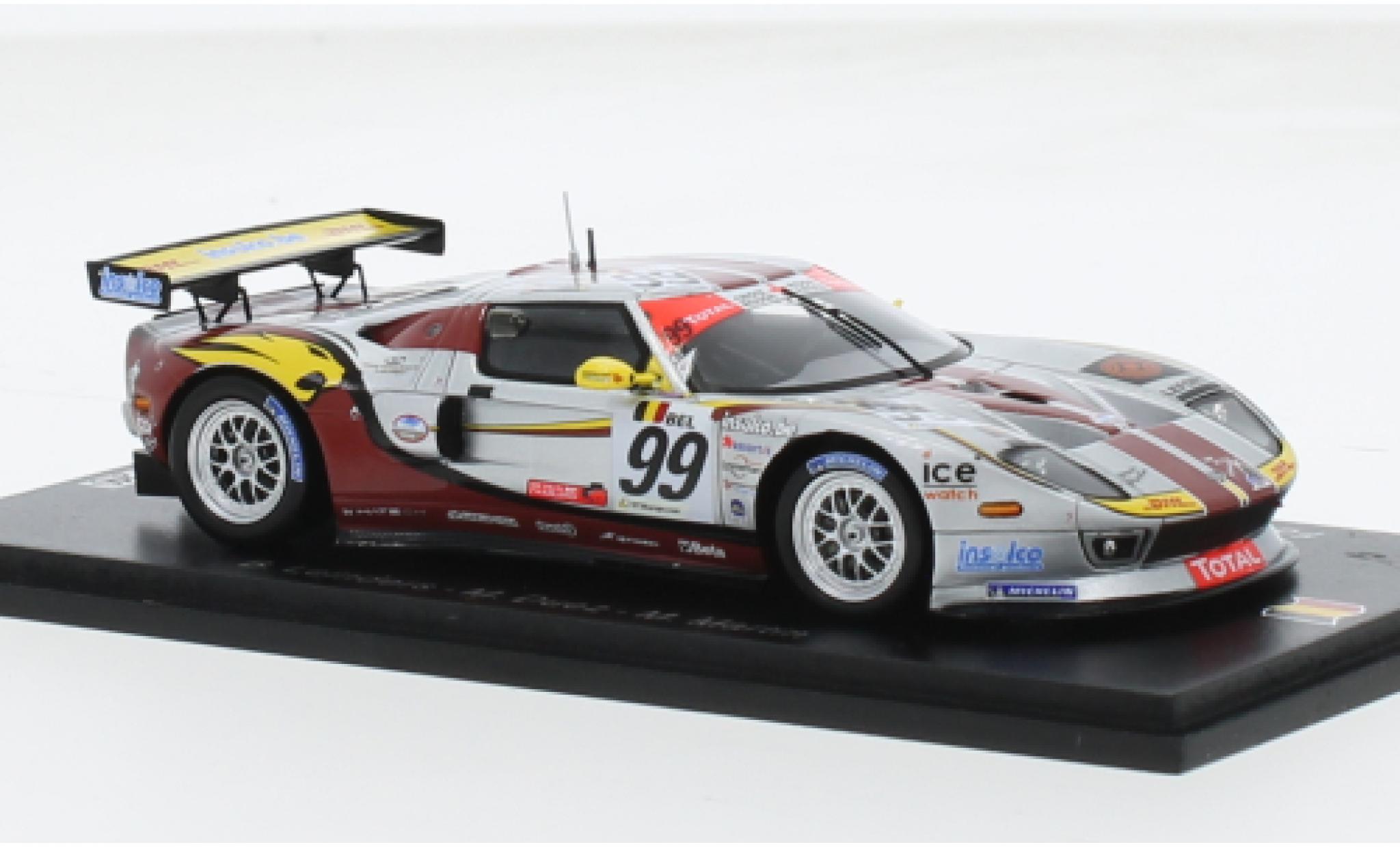 Ford GT 1/43 Spark No.99 Marc VDS Racing Team 24h Spa 2010 1:43 diecast model cars