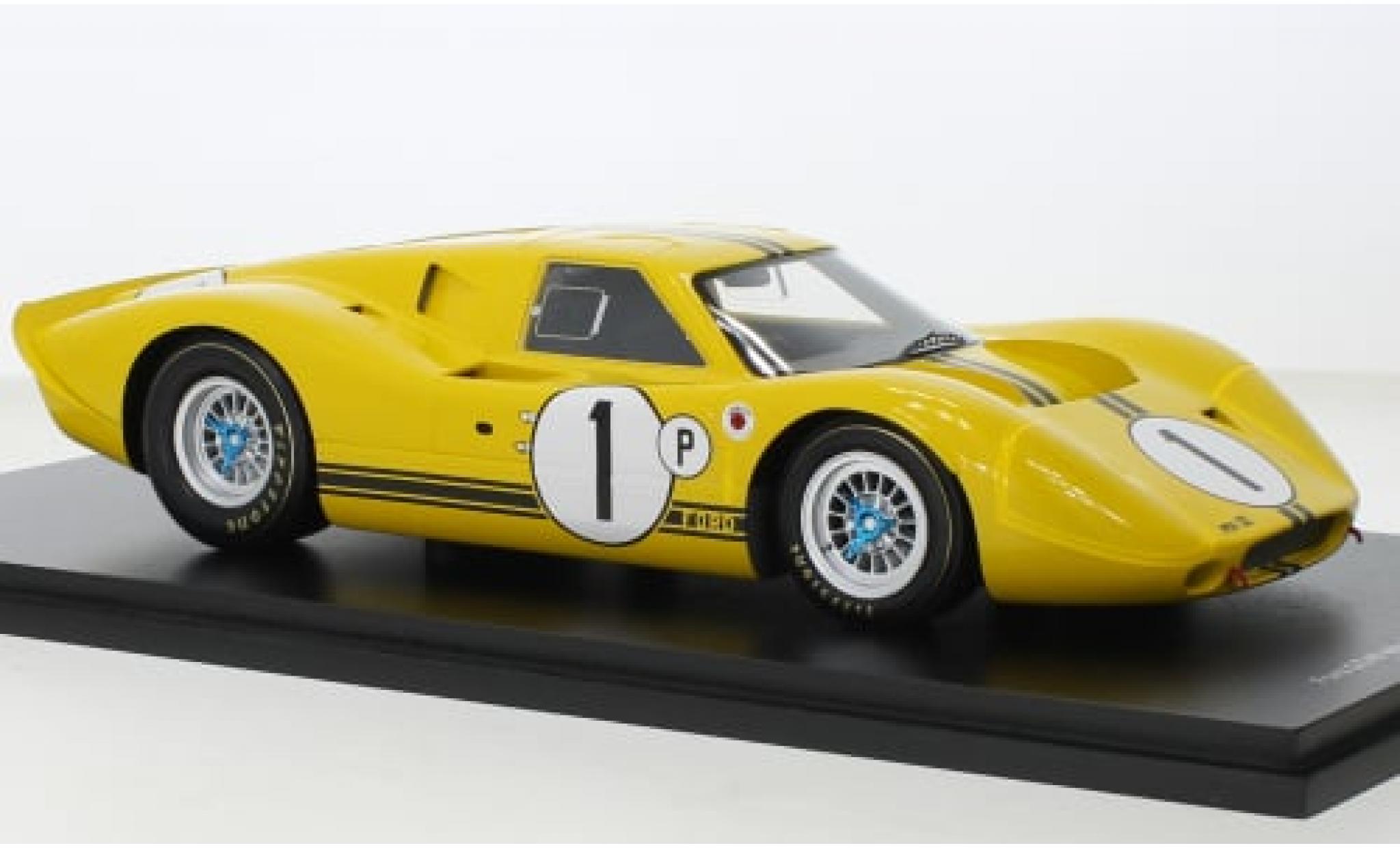 Ford GT40 1/18 Spark Mk IV RHD No.1 12h Sebring 1967 1:18 diecast model cars