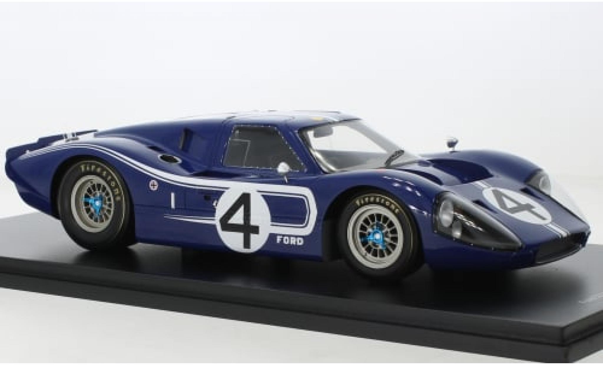 Ford GT40 1/18 Spark Mk IV RHD No.4 24h Le Mans 1967 1:18 diecast model cars