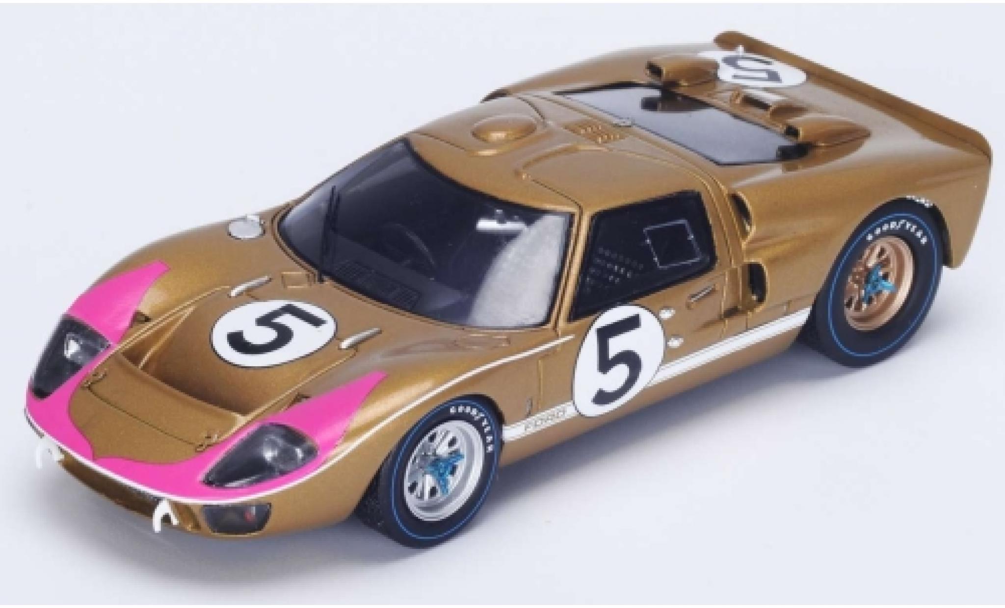 Ford GT40 1/18 Spark MkII No.5 24h Le Mans 1966 R.Bucknum/D.Hutcherson diecast model cars