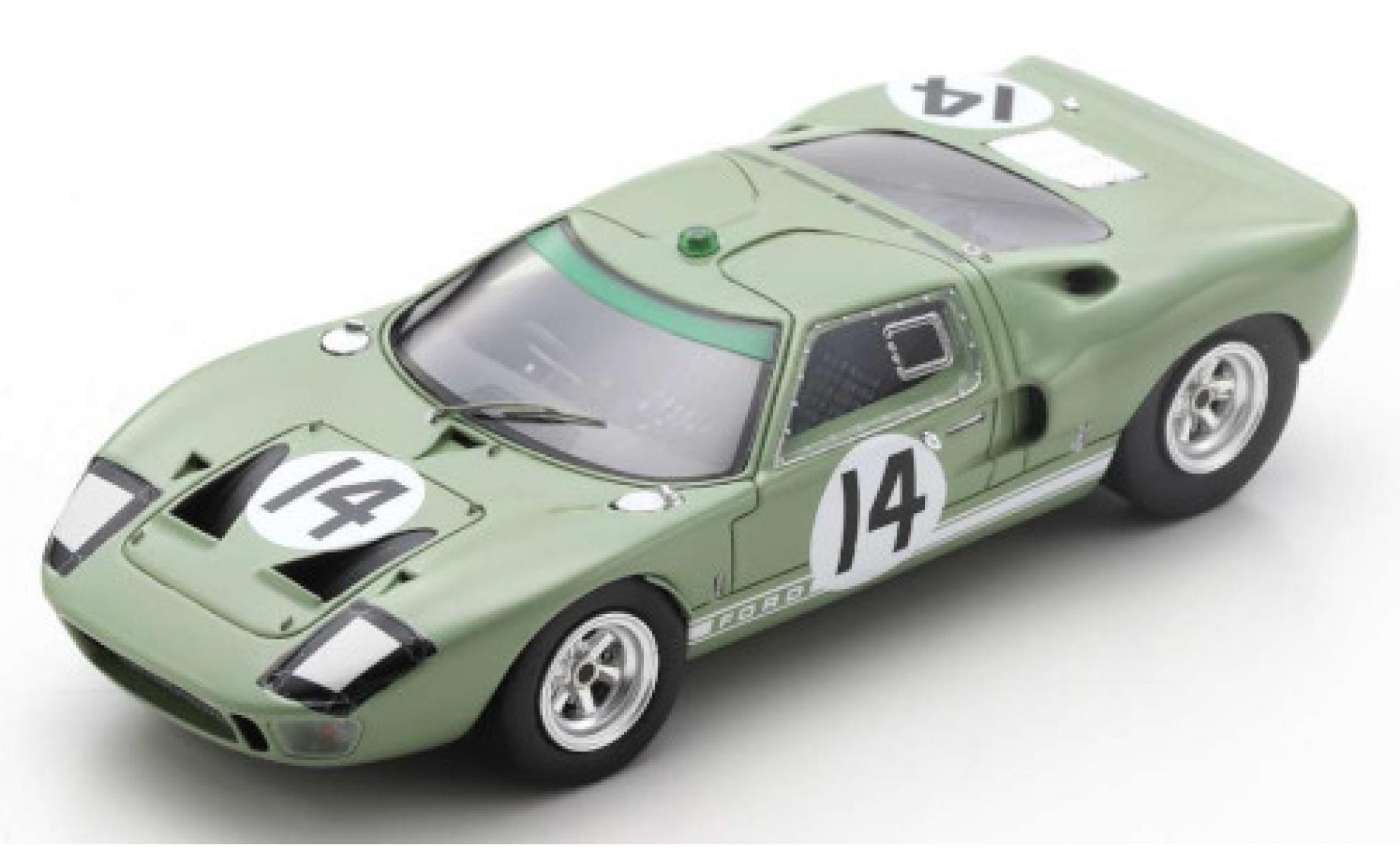 Ford GT40 1/43 Spark RHD No.14 24h Le Mans 1965 J.Whitmore/I.Ireland diecast model cars