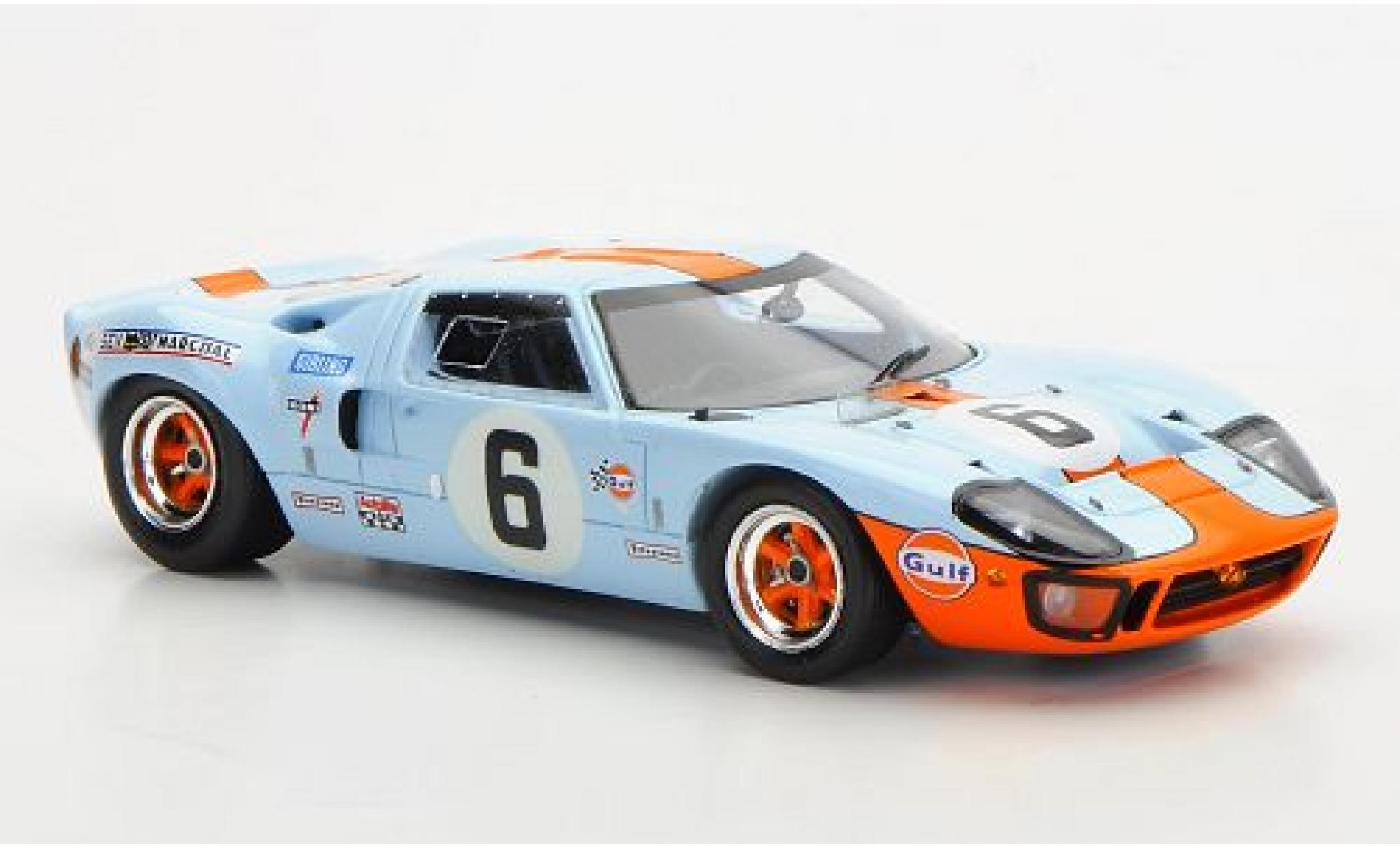 Ford GT40 1/43 Spark RHD No.6 Gulf 24h Le Mans 1969 J.Oliver/J.Ickx diecast model cars