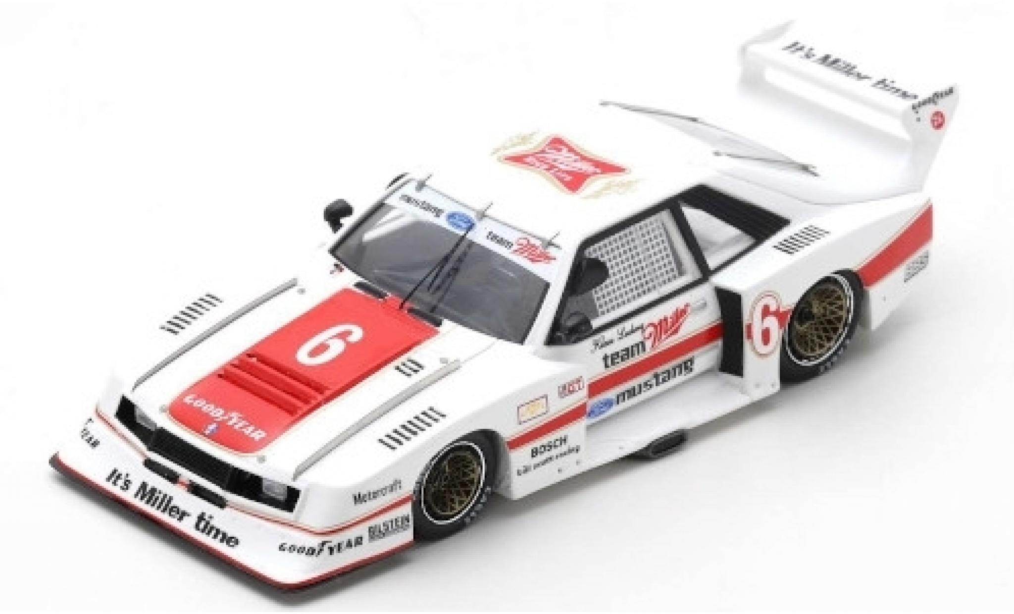 Ford Mustang 1/43 Spark Zakspeed No.6 Miller Brainerd 1981 K.Ludwig diecast model cars