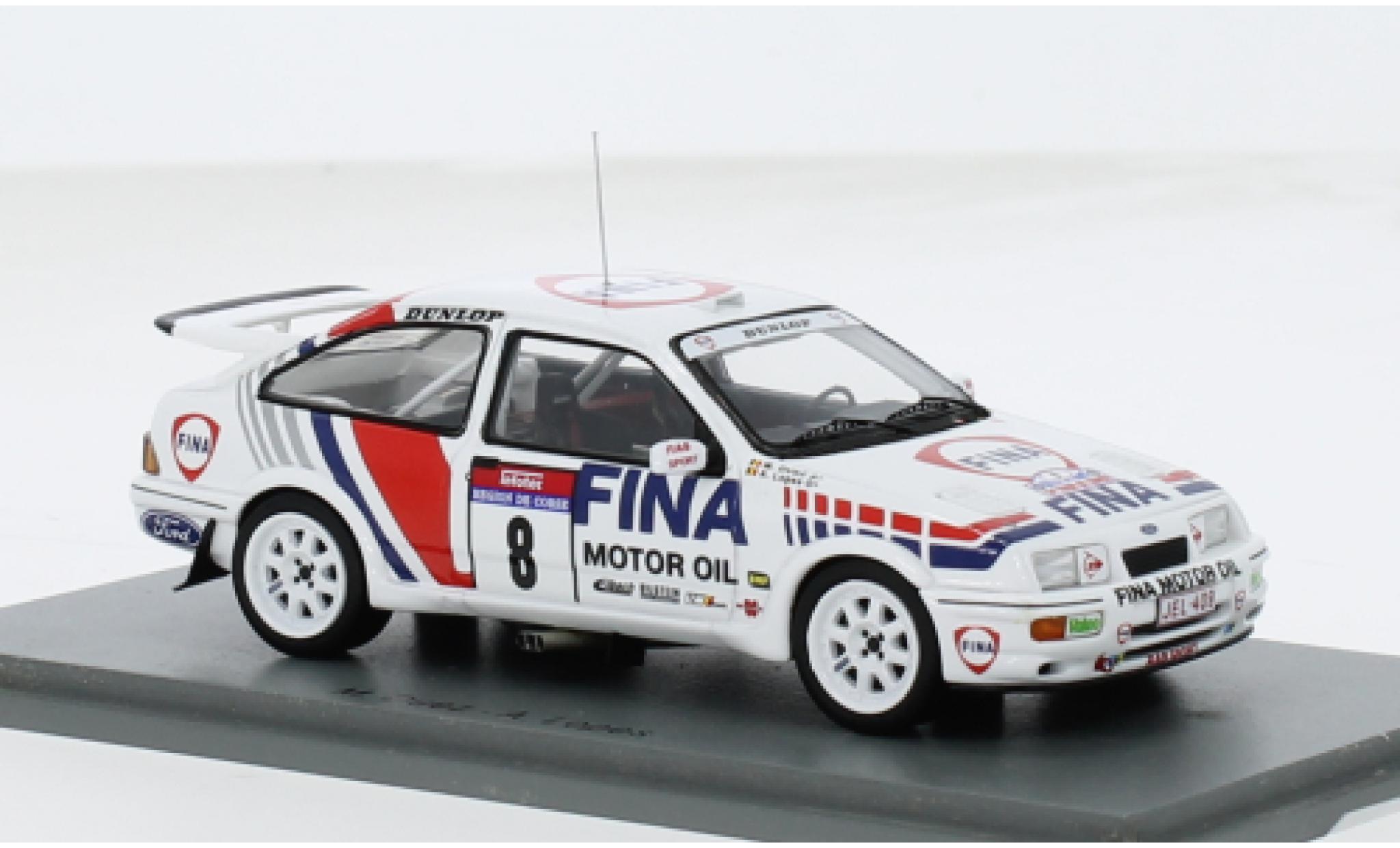 Ford Sierra 1/43 Spark RS Cosworth No.8 Fina Rally WM Tour de Corse 1990 1:43 diecast model cars
