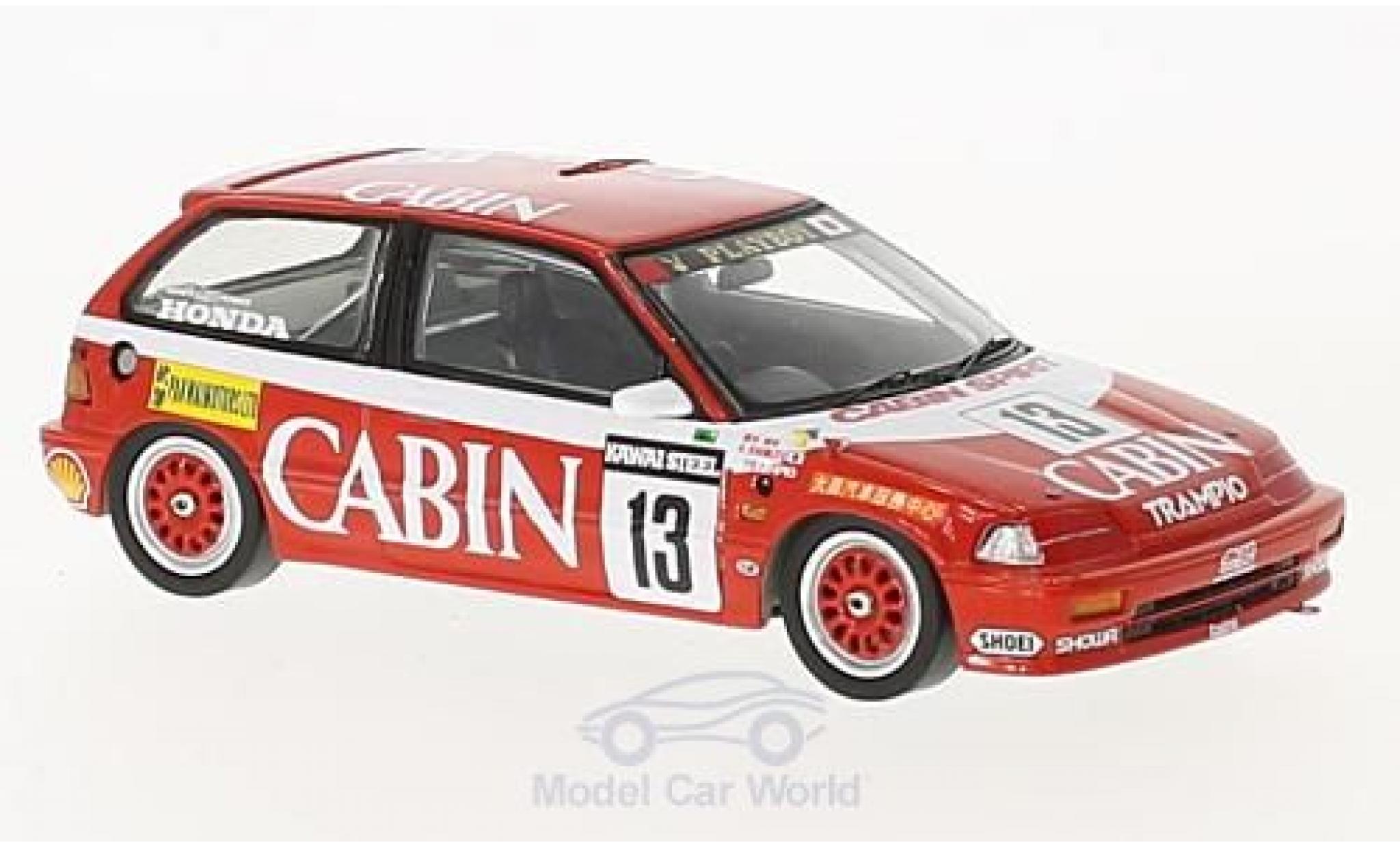 Honda Civic 1/43 Spark EF3 RHD No.13 Cabin Macau Guia Race 1988 K.Shimizu diecast model cars