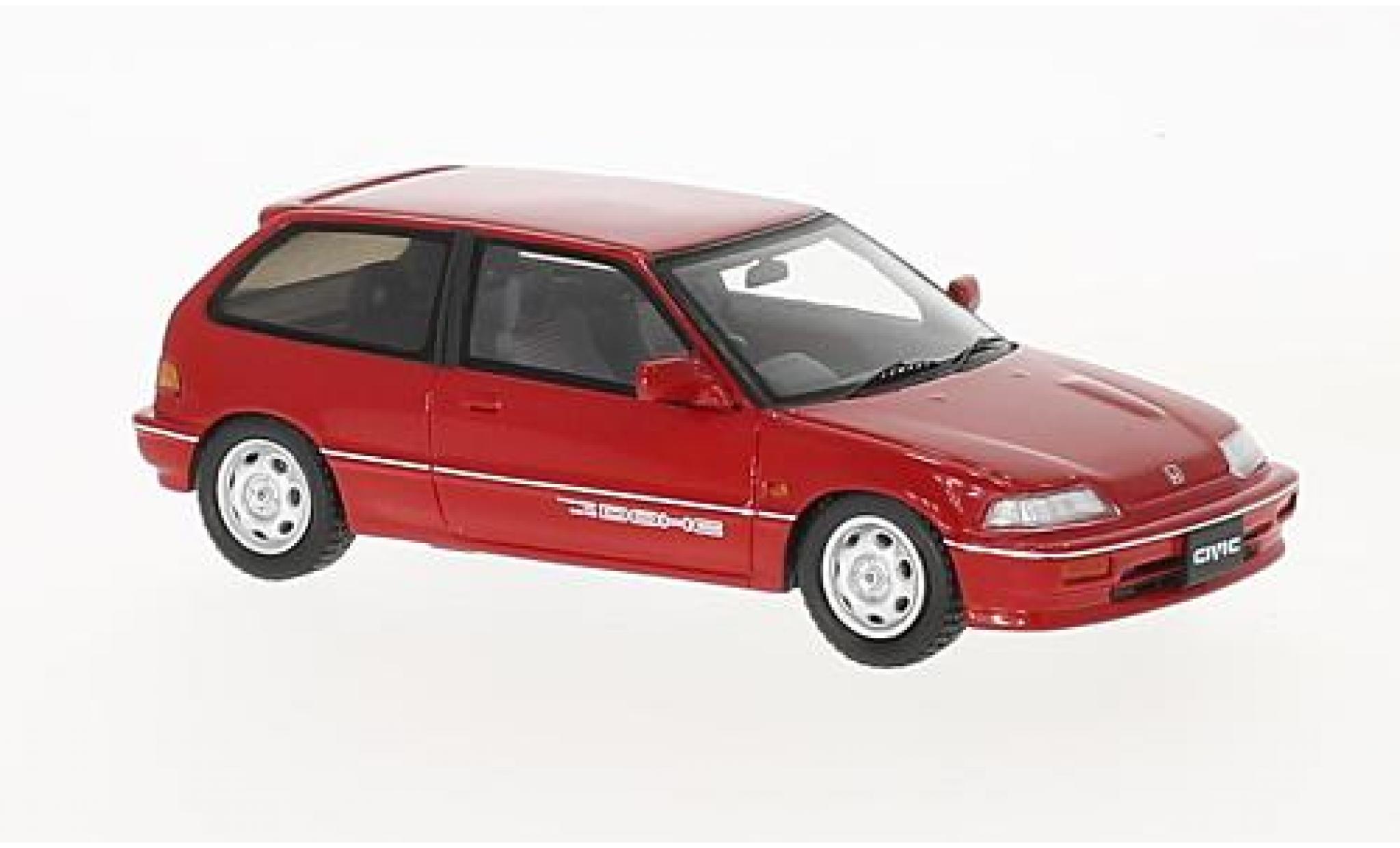 Honda Civic 1/43 Spark (EF3) Si red RHD 1987 diecast model cars
