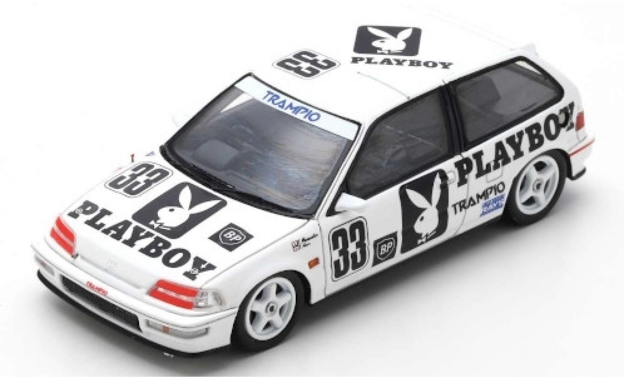 Honda Civic 1/43 Spark (EF9) RHD No.33 Playboy JTC Autopolis 1991 Y.Muramatsu/T.Hara diecast model cars