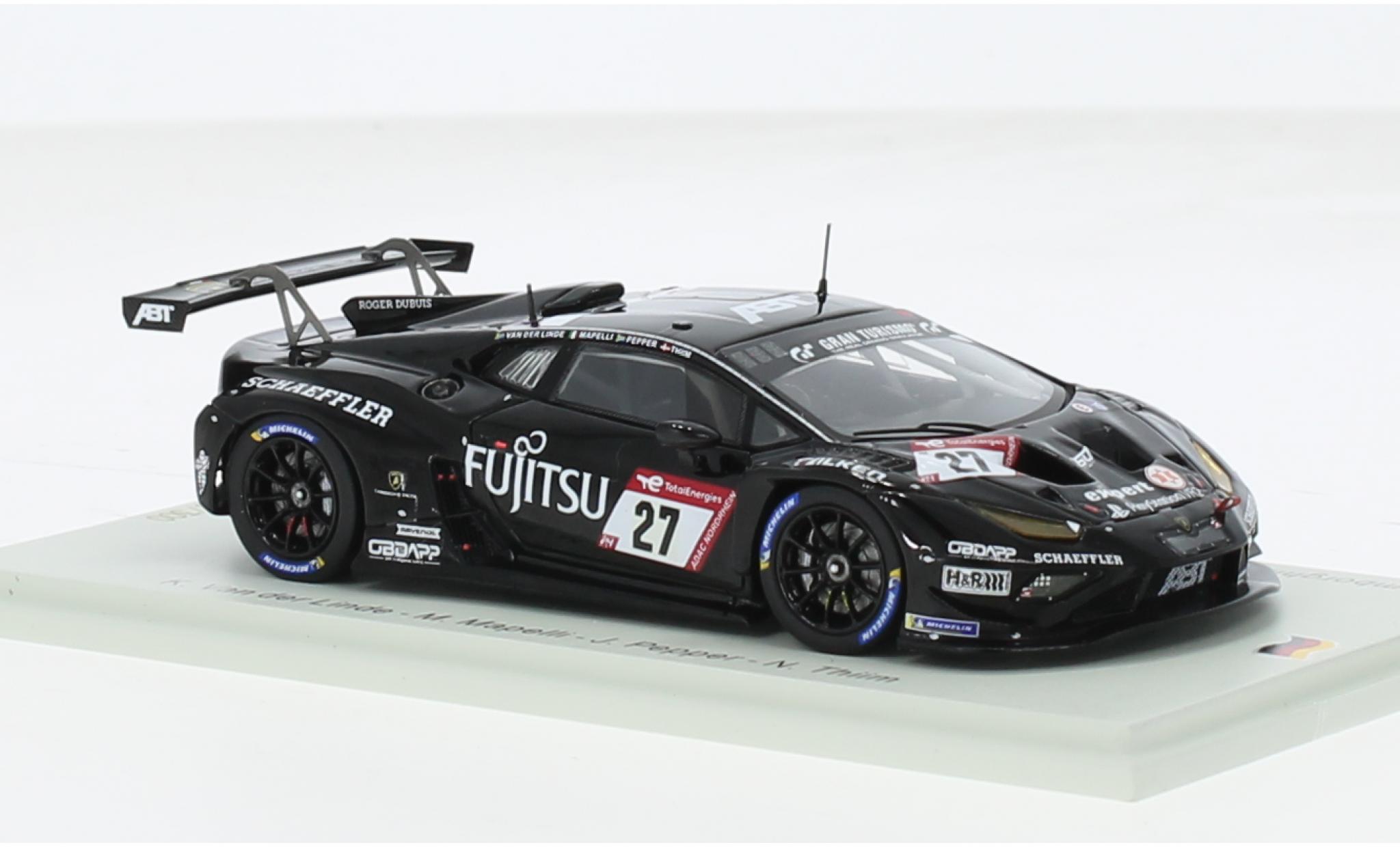 Lamborghini Huracan 1/43 Spark GT3 EVO 2 No.27 ABT Sportsline 24h N&uuml;rburgring 2023 1:43 diecast model cars