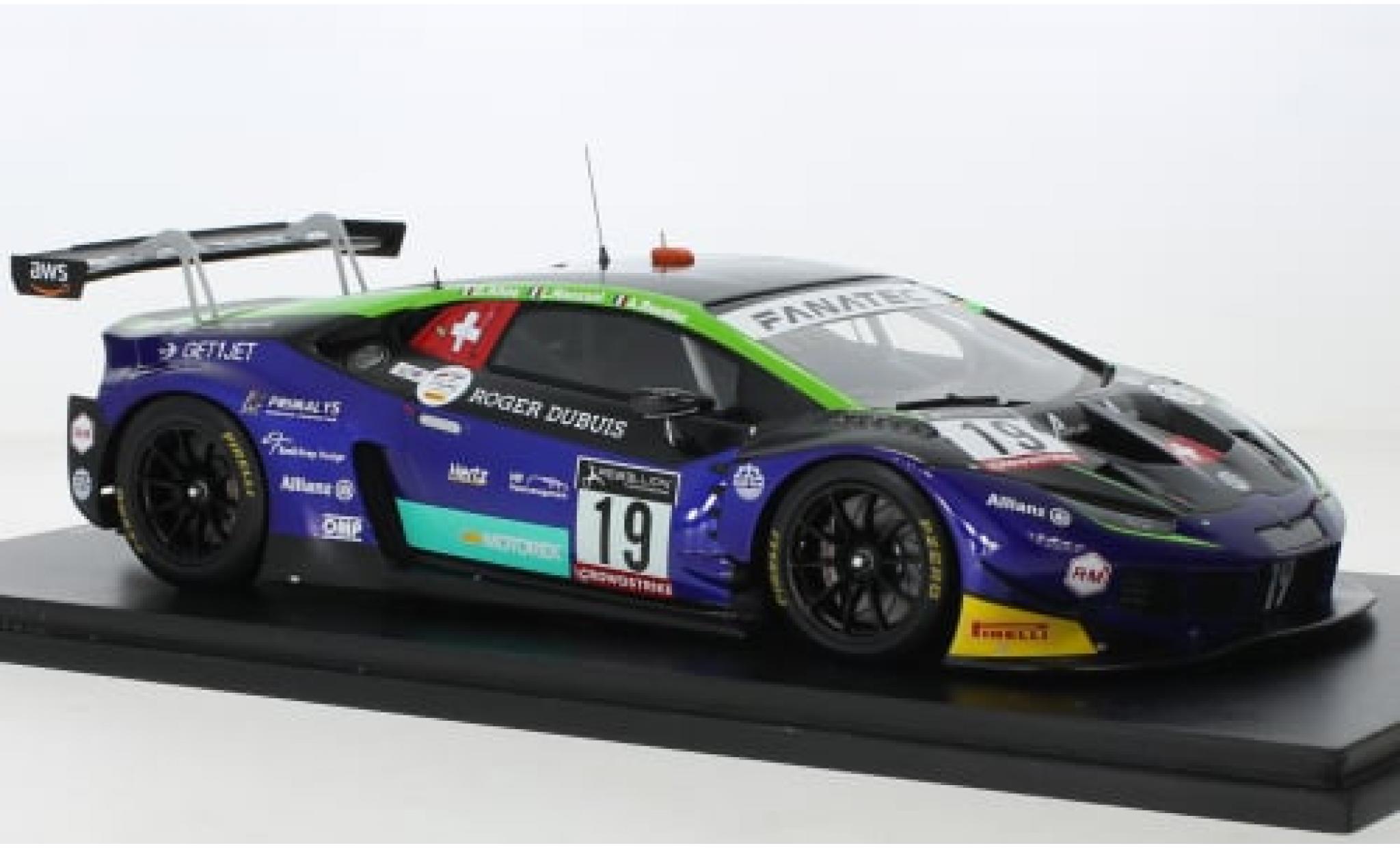 Lamborghini Huracan 1/18 Spark GT3 Evo No.19 Emil Frey Racing 24h Spa 2022 1:18 diecast model cars