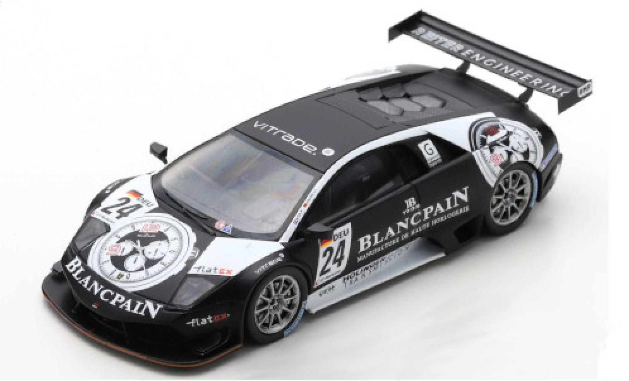 Lamborghini Murcielago 1/43 Spark LP670 R-SV GT1 No.24 Reiter Engineering Blancpain FIA GT1 World Championship 2010 P.Kox/C.Haase diecast model cars