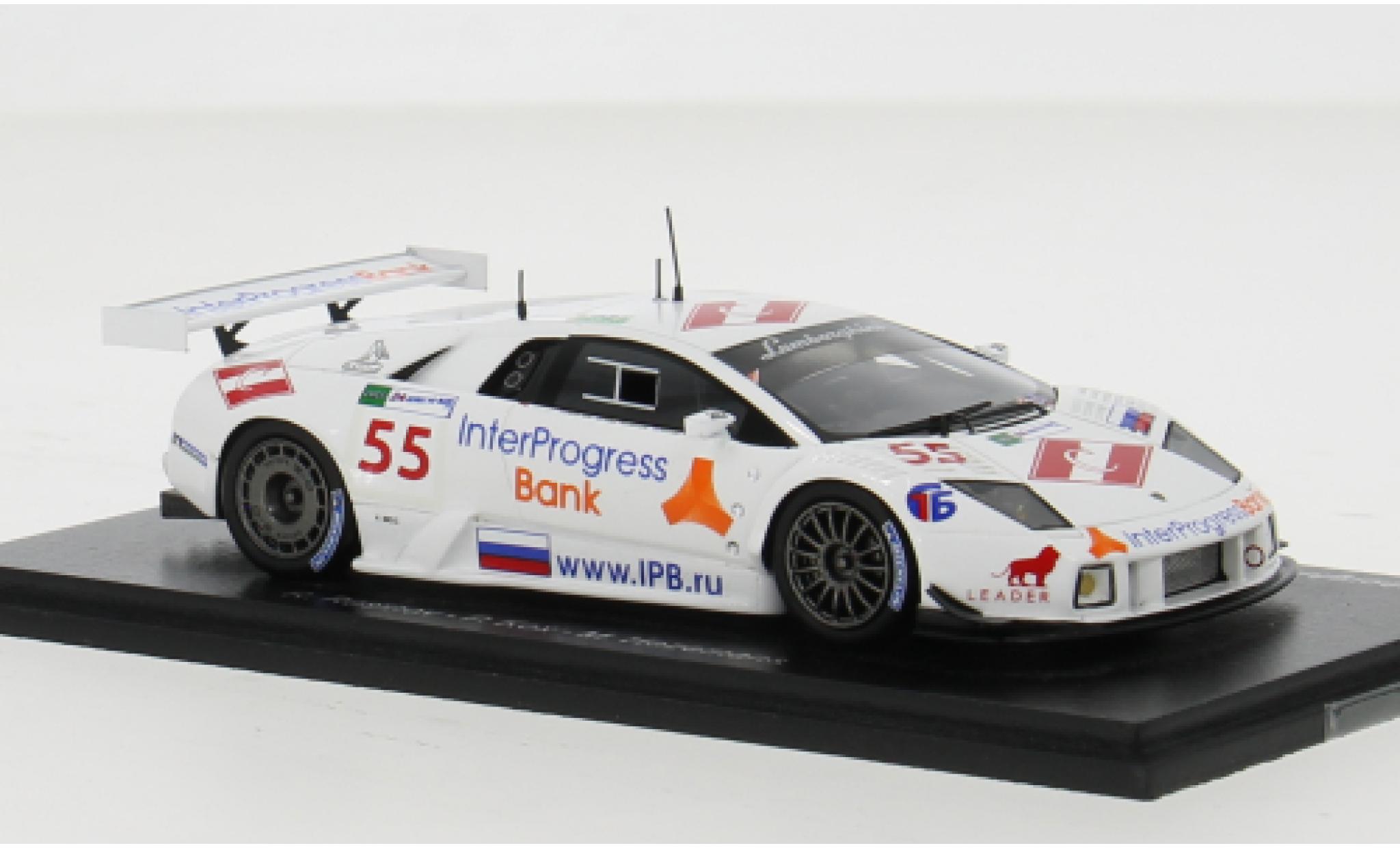 Lamborghini Murcielago 1/43 Spark R-GT LM No.55 IPB Spartak Racing 24h Le Mans 2008 1:43 diecast model cars