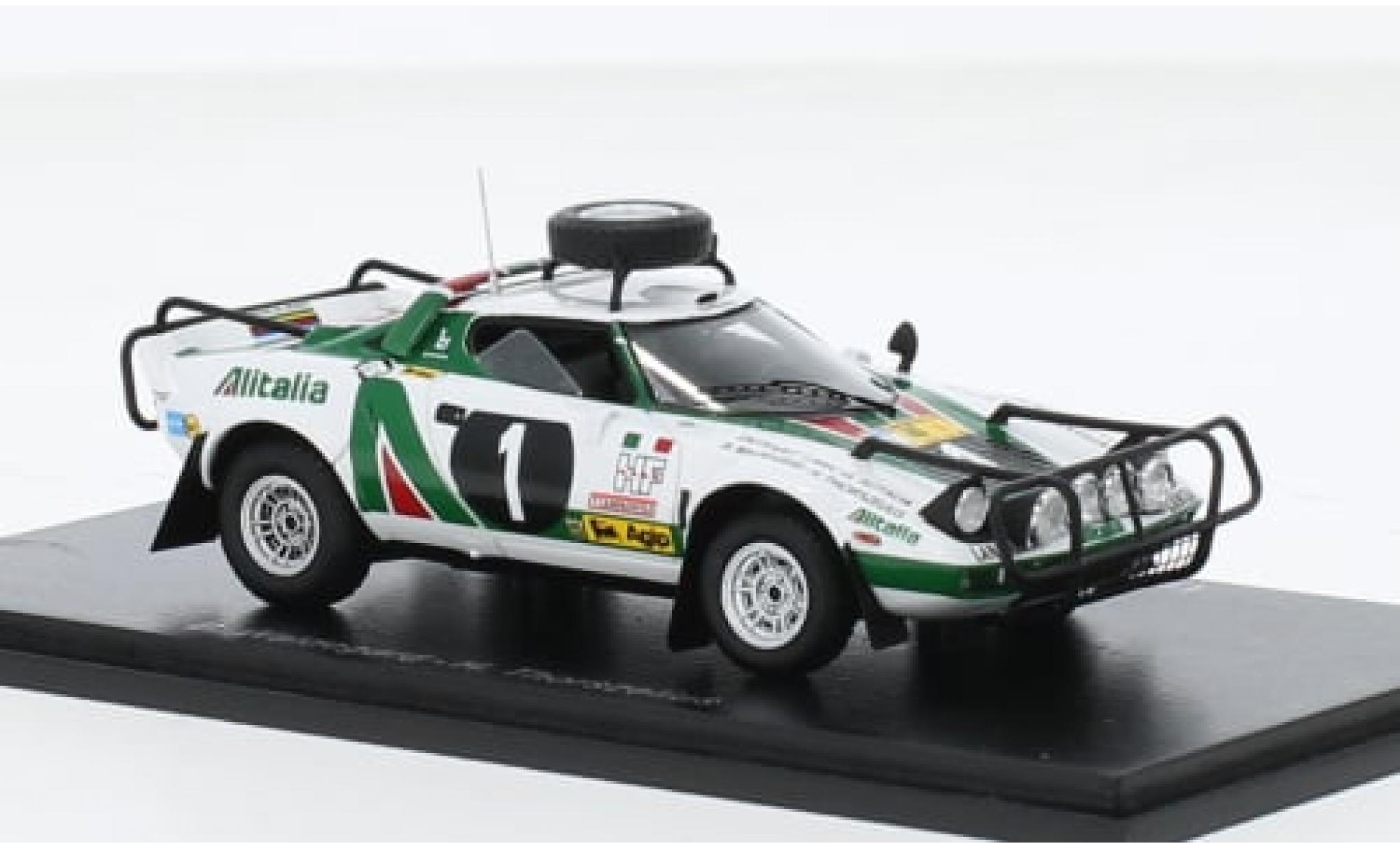Lancia Stratos 1/43 Spark HF No.1 Alitalia Rally WM Safari Rally 1975 1:43 diecast model cars