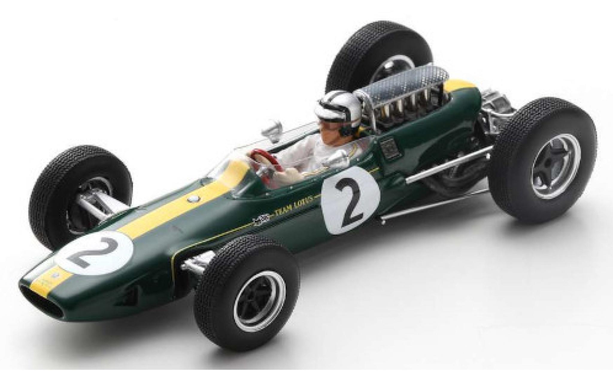 Lotus 33 1/43 Spark No.2 Team Formel 1 GP Frankreich 1966 P.Rodriguez diecast model cars