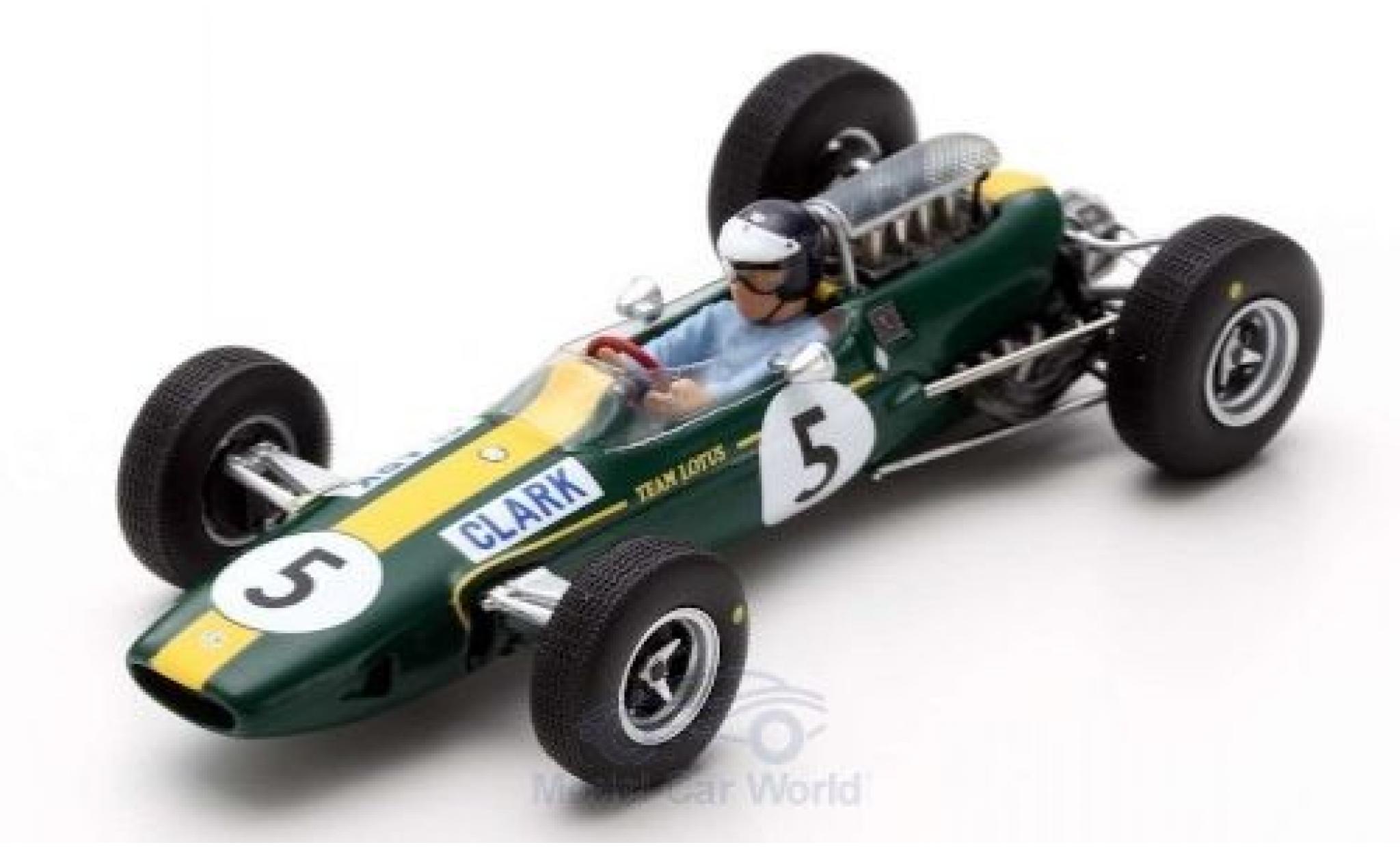 Lotus 33 1/43 Spark No.5 Formel 1 GP Gro&szlig;britannien 1965 J.Clark diecast model cars