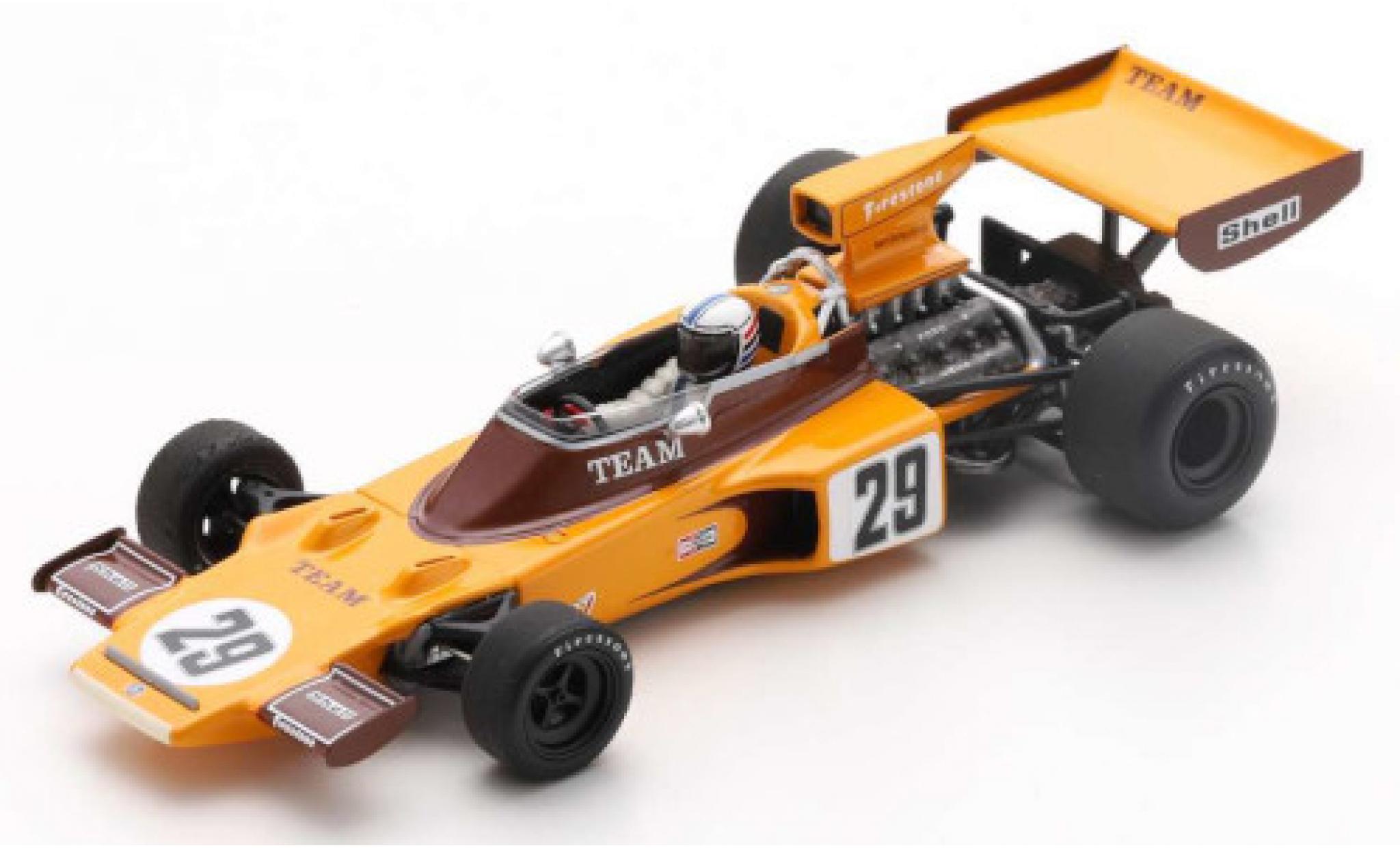 Lotus 72 1/43 Spark E No.29 Team Gunston Gunston Formel 1 GP S&uuml;dafrika 1974 y compris les Decals I.Scheckter diecast model cars