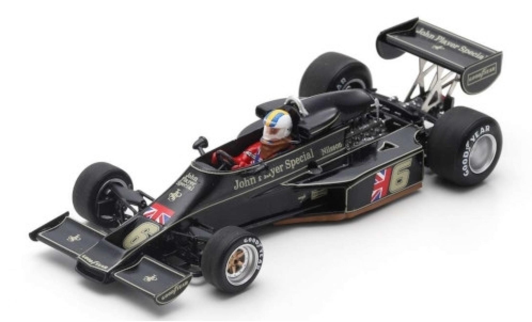 Lotus 77 1/43 Spark No.6 John Player Team John Player Special Formel 1 GP &Ouml;sterreich 1976 G.Nilsson diecast model cars