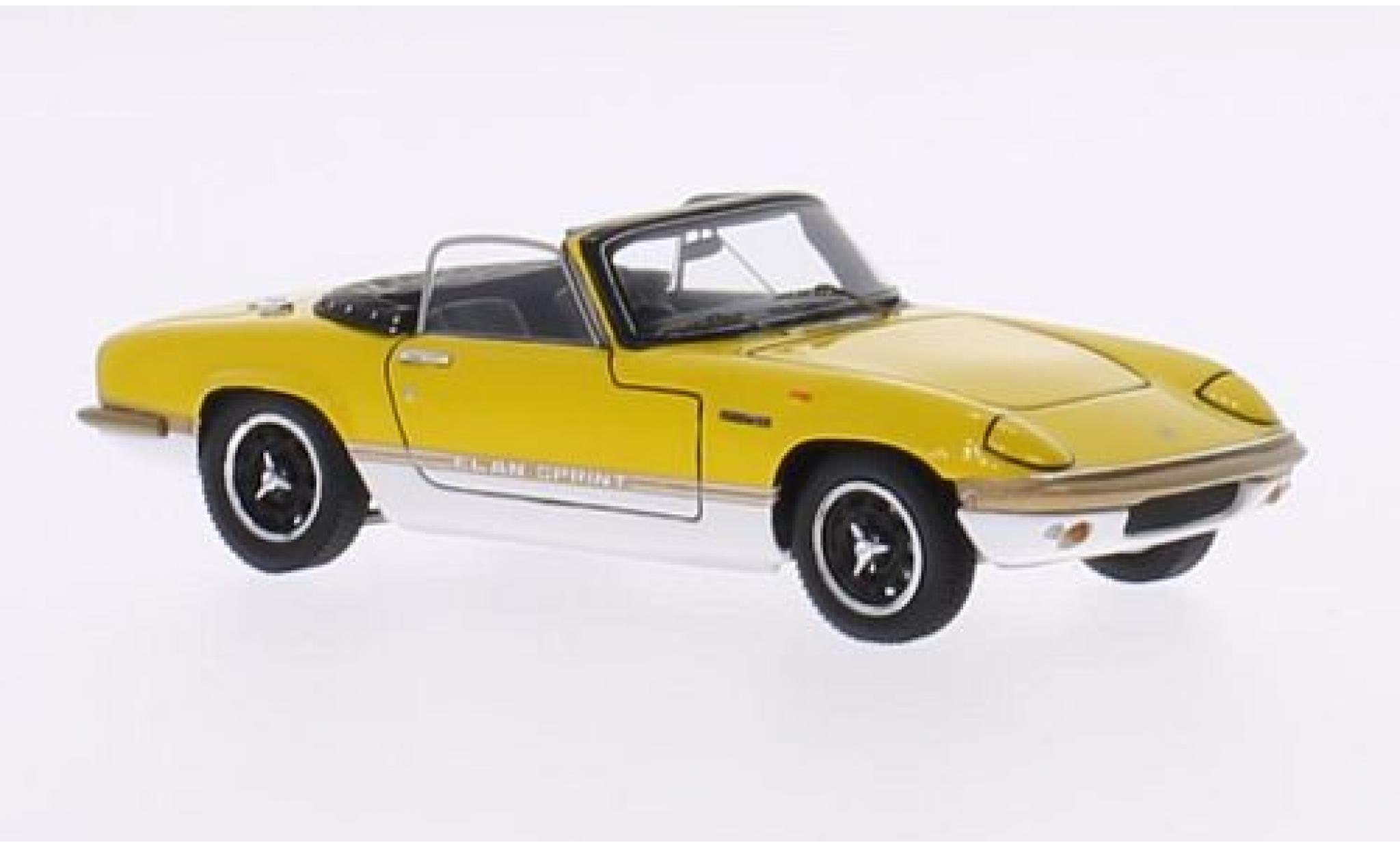 Lotus Elan 1/43 Spark Sprint DHC yellow/white RHD diecast model cars