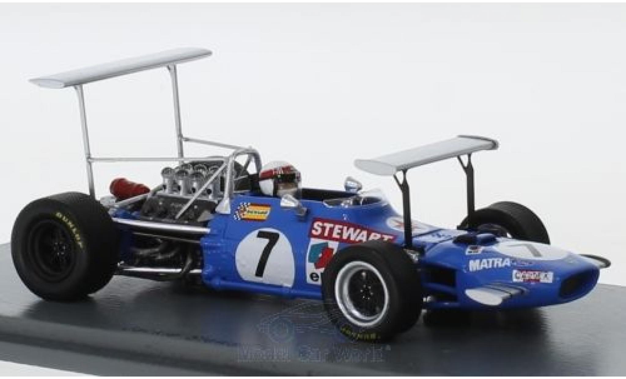 Matra MS1 1/43 Spark 0 No.7 Formel 1 GP South Afrika 1969 J.Stewart diecast model cars
