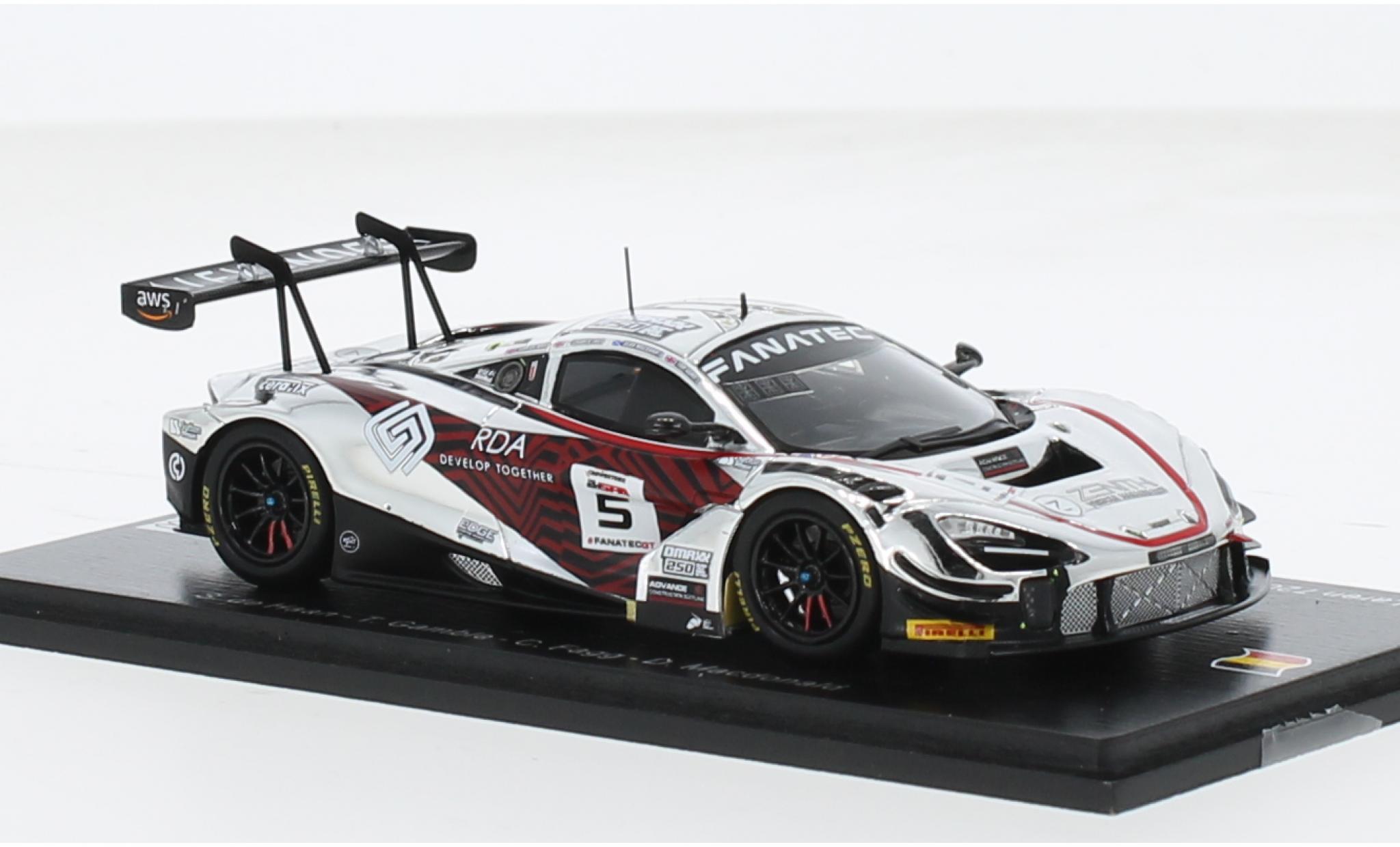 McLaren 720 1/43 Spark S GT3 EVO No.5 Optimum Motorsport 24h Spa 2023 1:43 diecast model cars