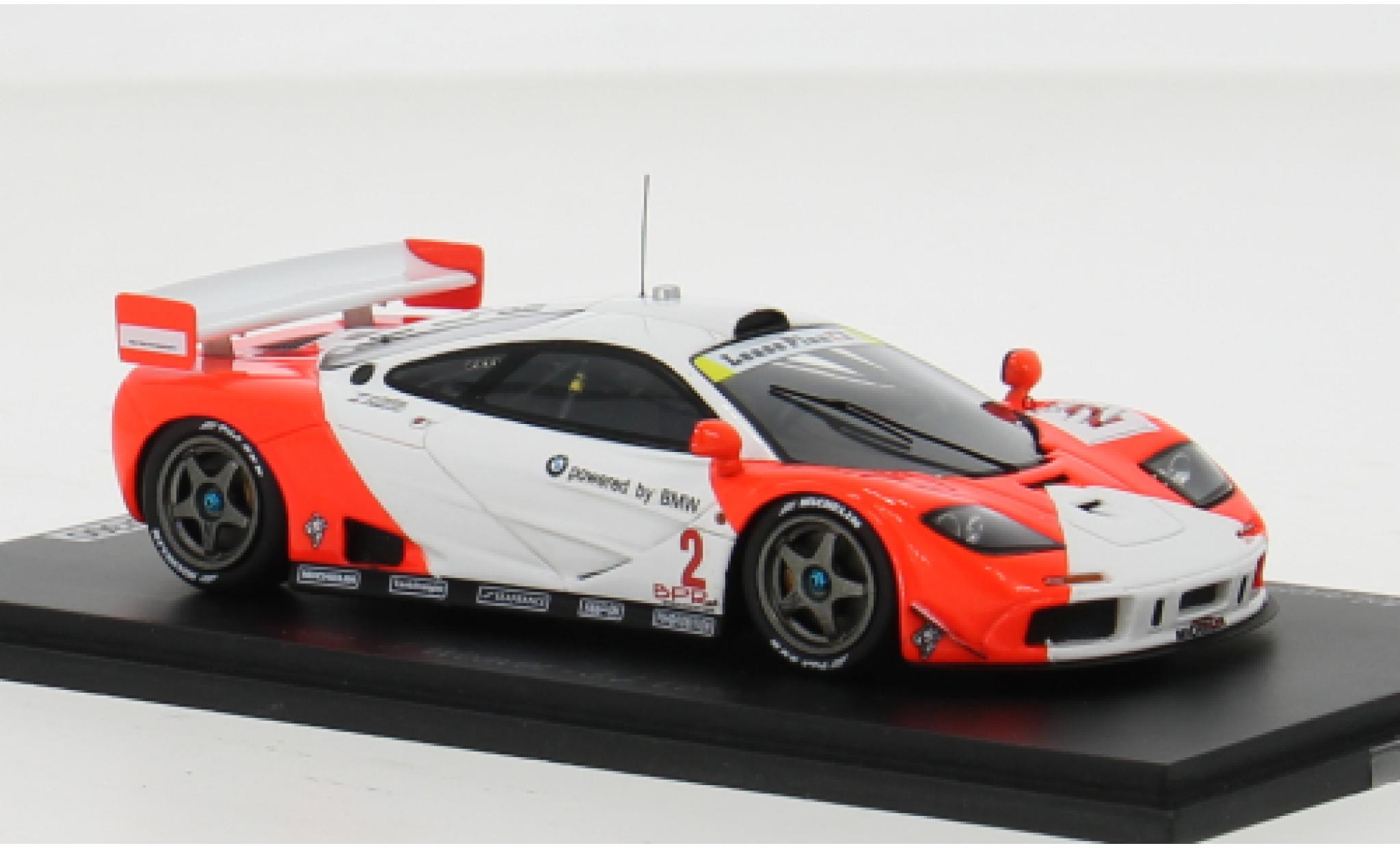 McLaren F1 1/43 Spark GTR No.2 GTC Motorsport BPR Zhuhai 1996 1:43 diecast model cars
