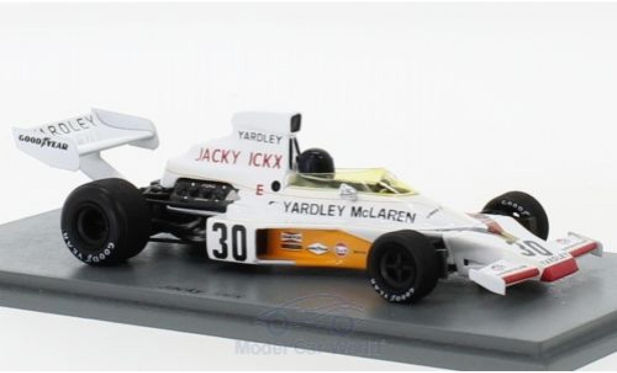 McLaren M23 1/43 Spark No.30 GP Deutschland 1973 J.Ickx diecast model cars