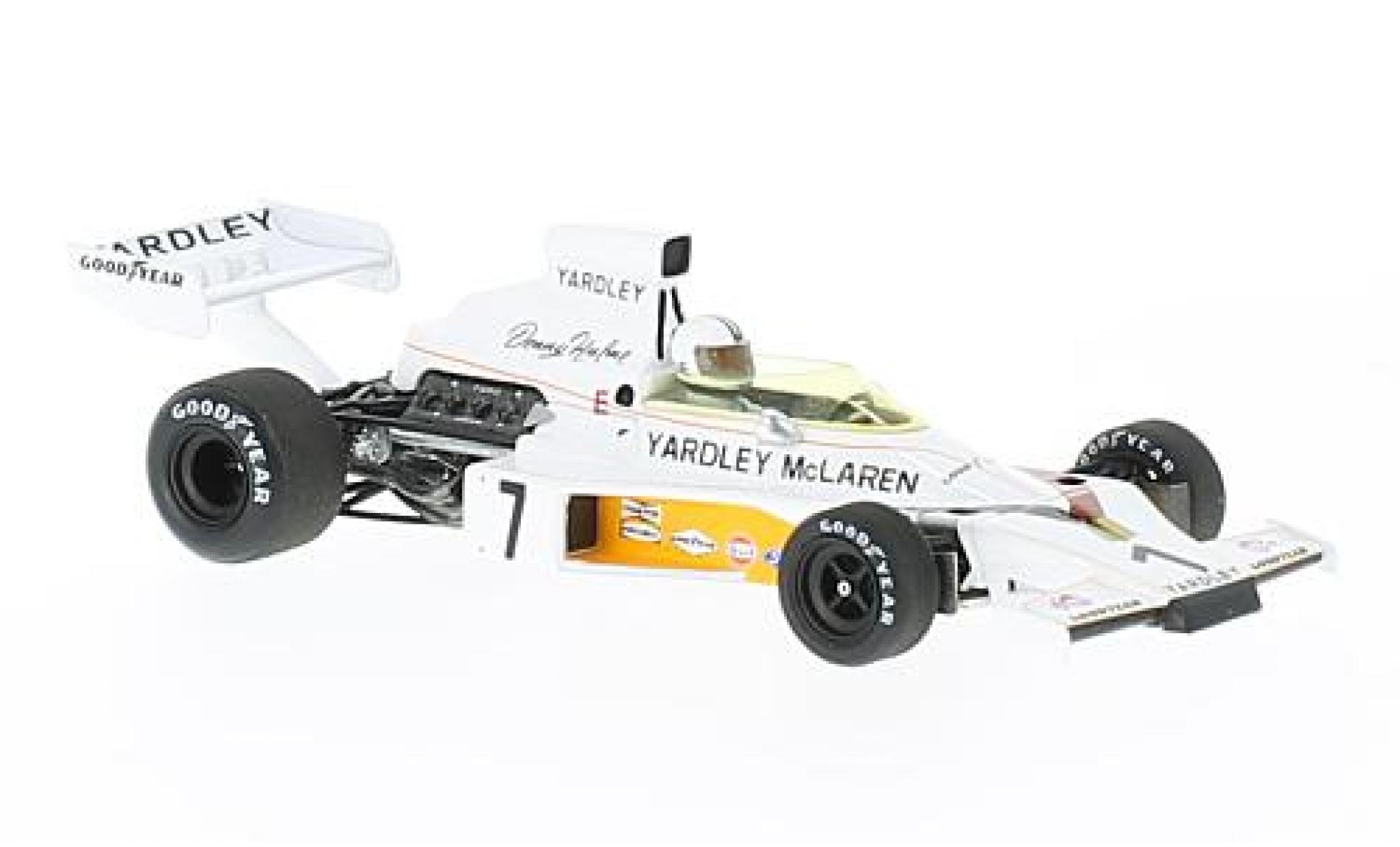McLaren M23 1/43 Spark No.7 Yardley Formel 1 GP Schweden 1973 D.Hulme diecast model cars