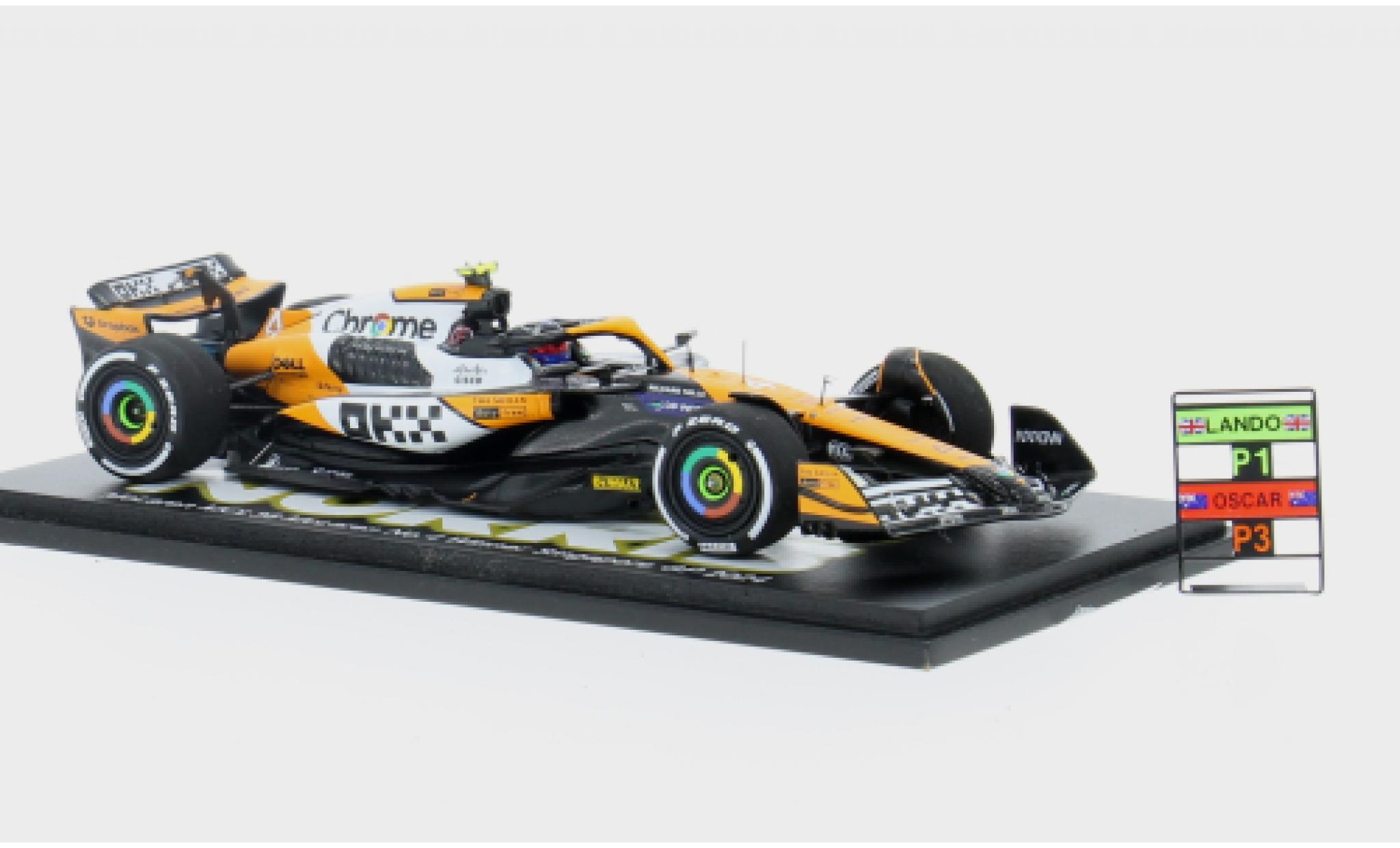McLaren F1 1/43 Spark MCL38 GP Singapur 2024 Team #4 1:43 diecast model cars