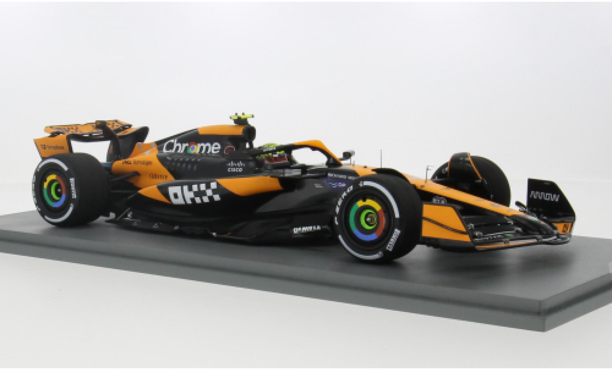 McLaren F1 1/18 Spark MCL38 No.4 Team Formel 1 GP Miami 2024 1:18 diecast model cars