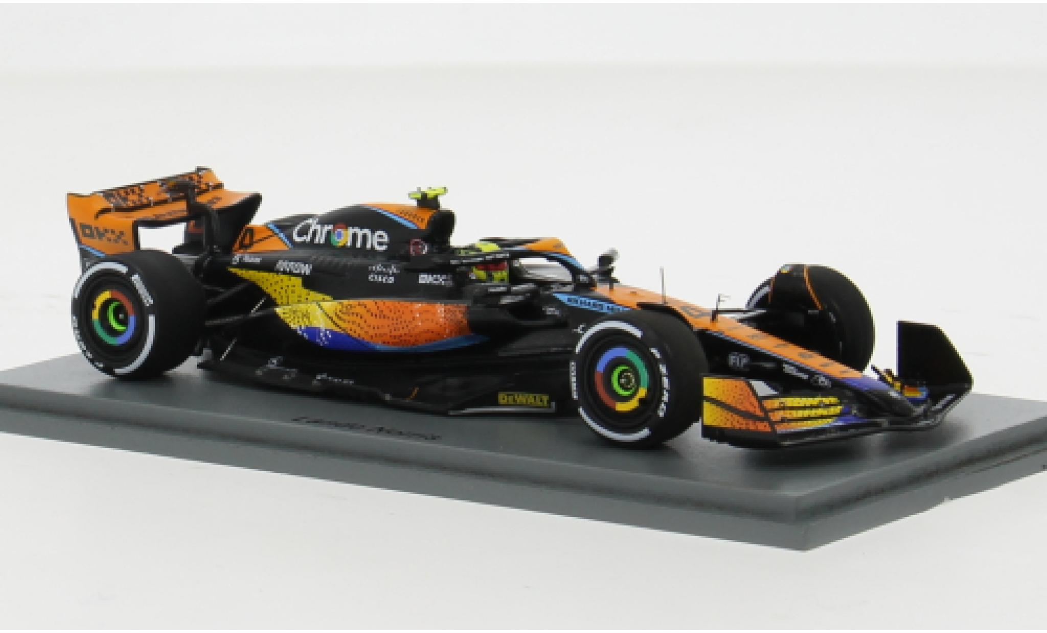 McLaren F1 1/43 Spark MCL60 No.4 Team Formel 1 GP Abu Dhabi 2023 1:43 diecast model cars