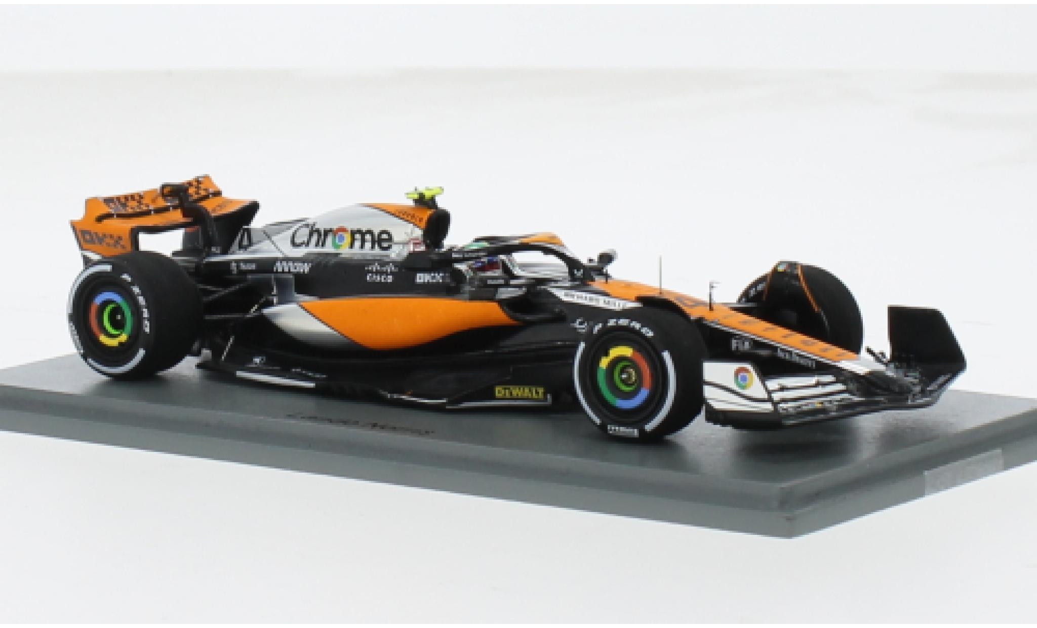 McLaren F1 1/43 Spark MCL60 No.4 Team Formel 1 GP Gro&szlig;britannien 2023 1:43 diecast model cars