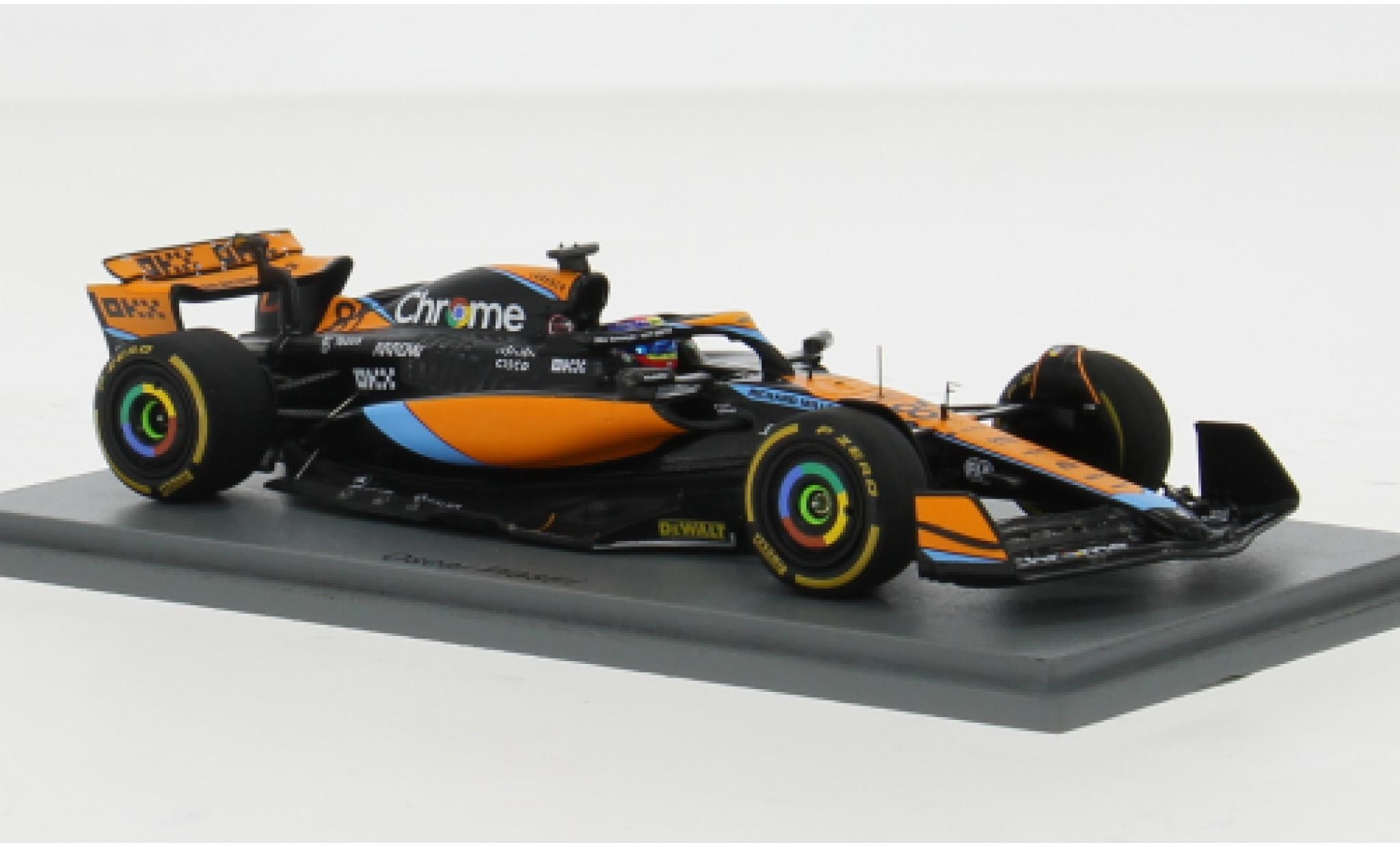McLaren F1 1/43 Spark MCL60 No.81 Team Formel 1 GP Qatar 2023 1:43 diecast model cars