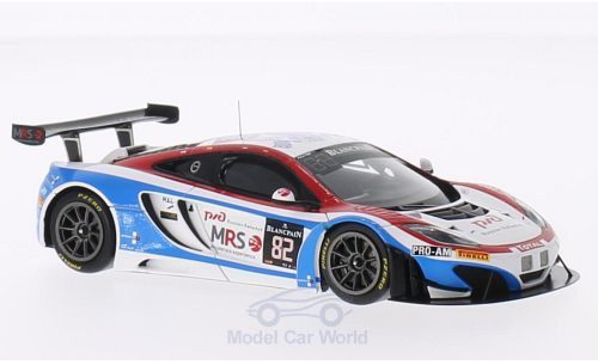 McLaren MP4-12C 1/43 Spark No.82 GT Russian Team 24h Spa 2014 A.Vasiliev/K.Vasiliauskas/M.Asmer/F.Spengler diecast model cars