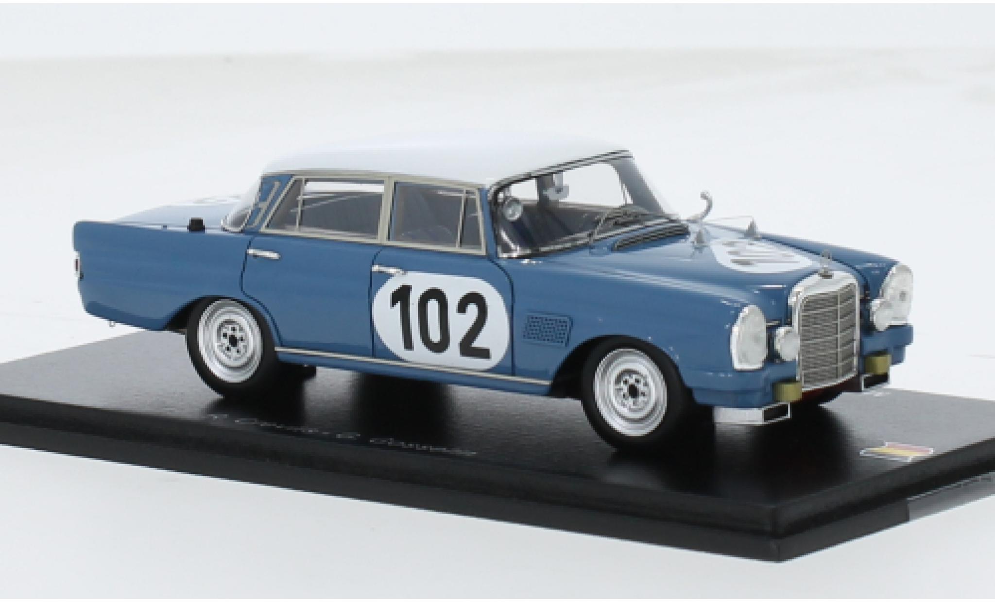 Mercedes 300 1/43 Spark SE No.102 24h Spa 1964 1:43 diecast model cars